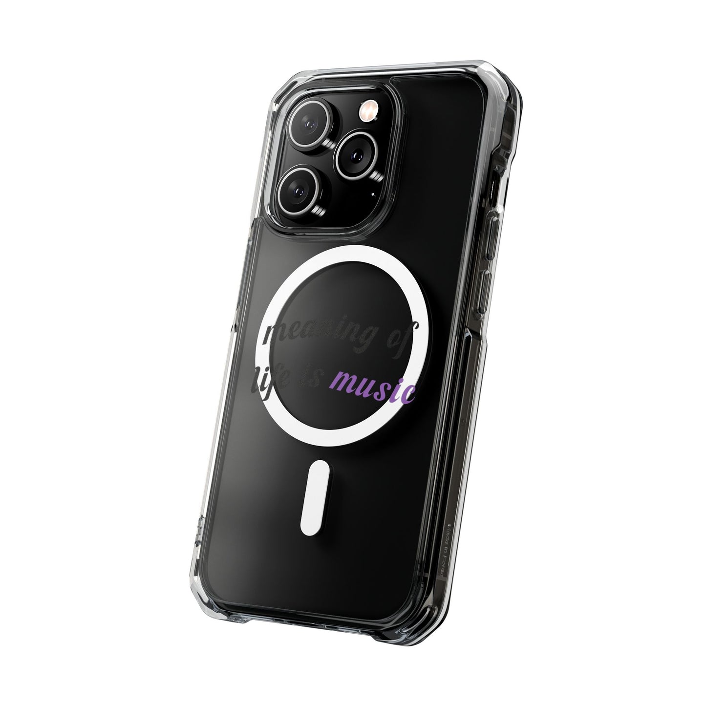 Feel the Music Vibe Magnetic clear Impact Case