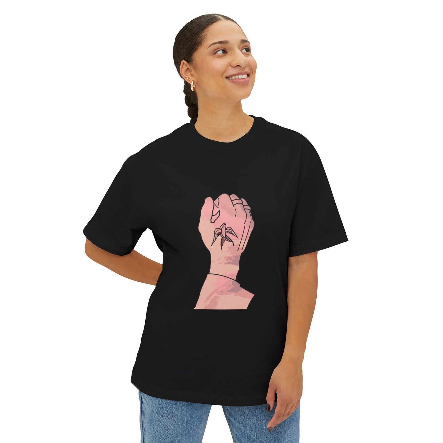 Ink in Motion Unisex Oversized Boxy Tee