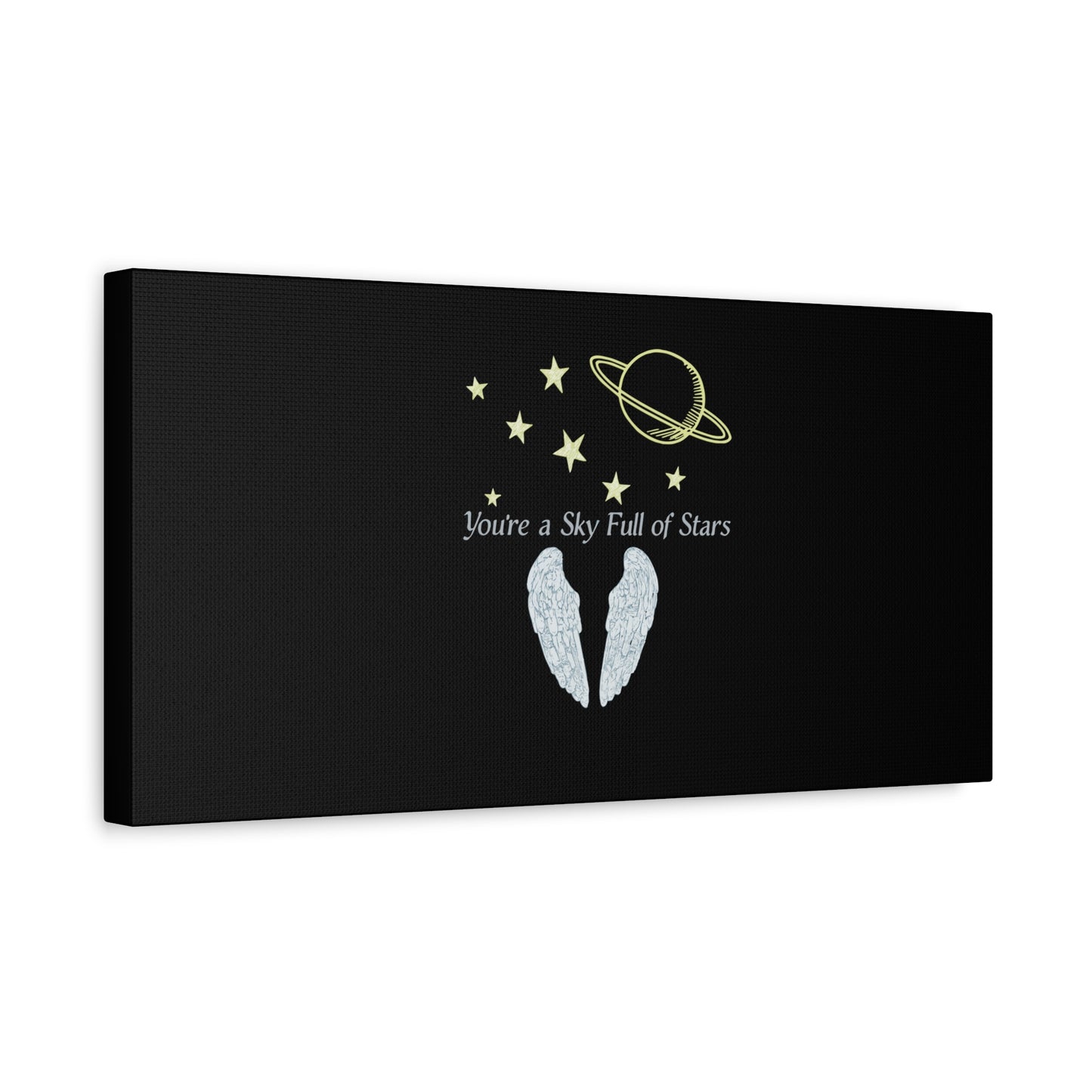Starry Sky Wings Canvas