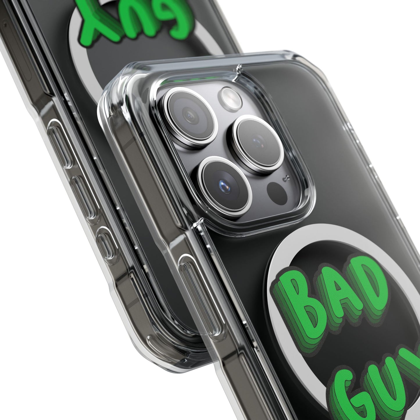 Bold 3D Bad Mood Magnetic Clear Impact Case