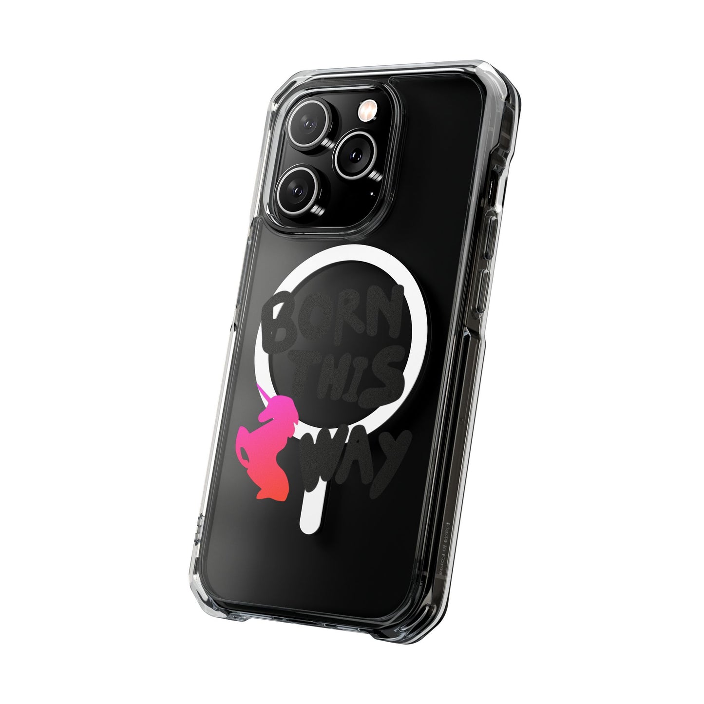 Born This Way Unicorn Magnetic clear case