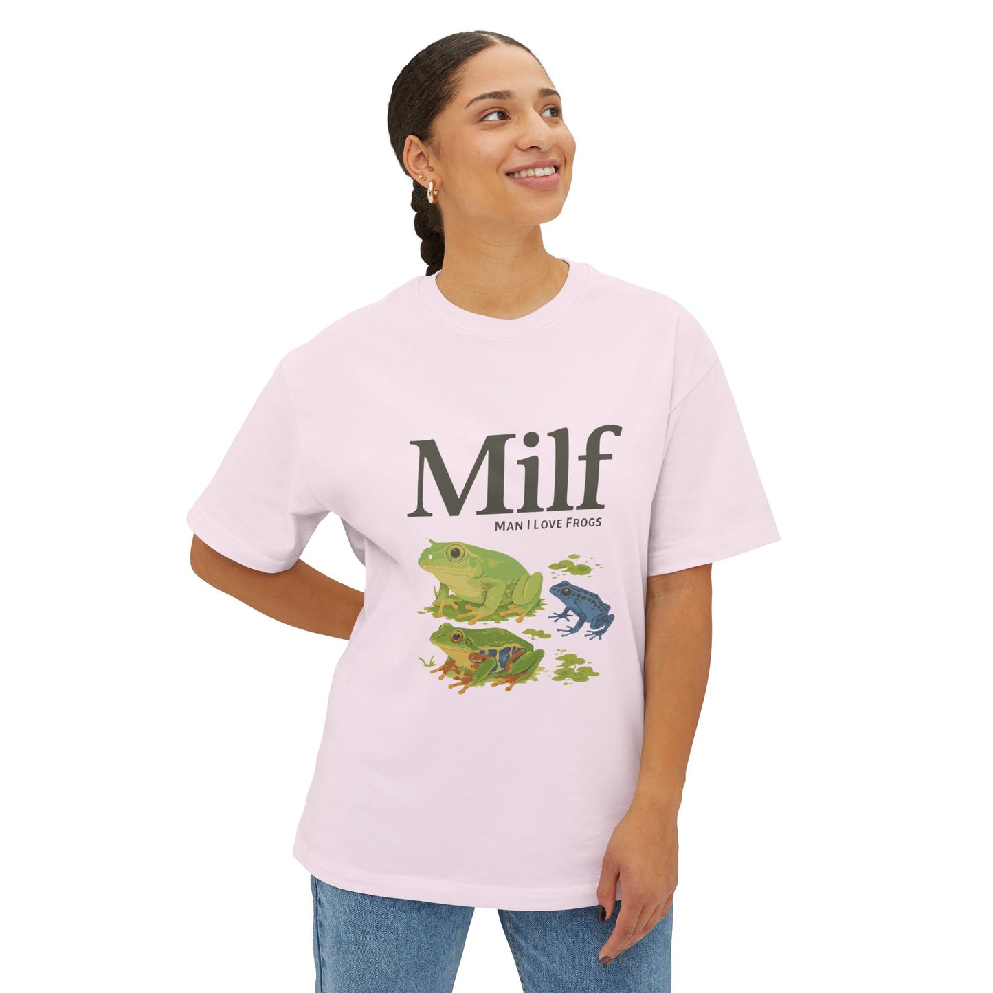Unisex Oversized Tee – Snazzy Funny Milf Edition
