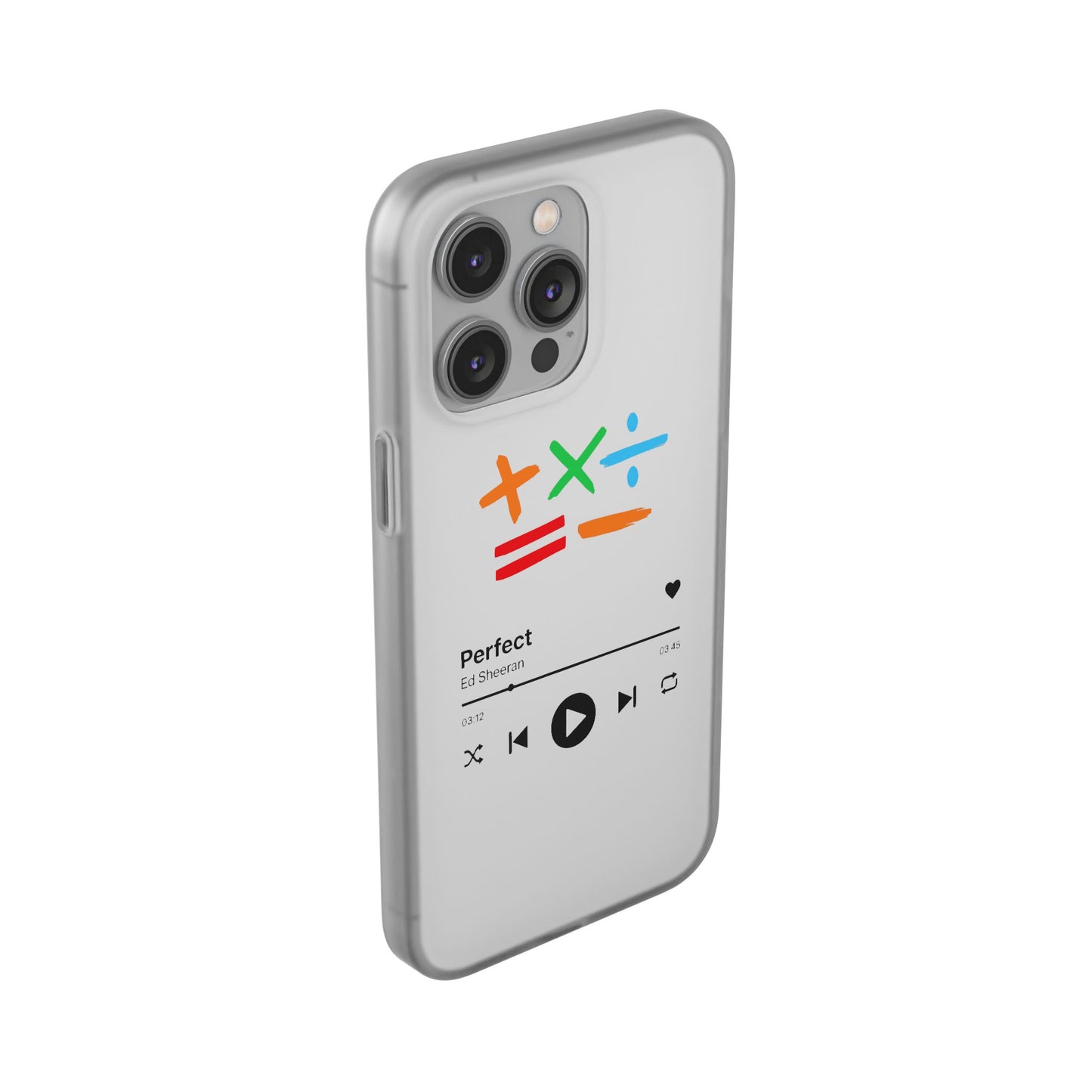 Flexi Case – Ed Sheeran Music Design (iPhone X–16 Pro Max)