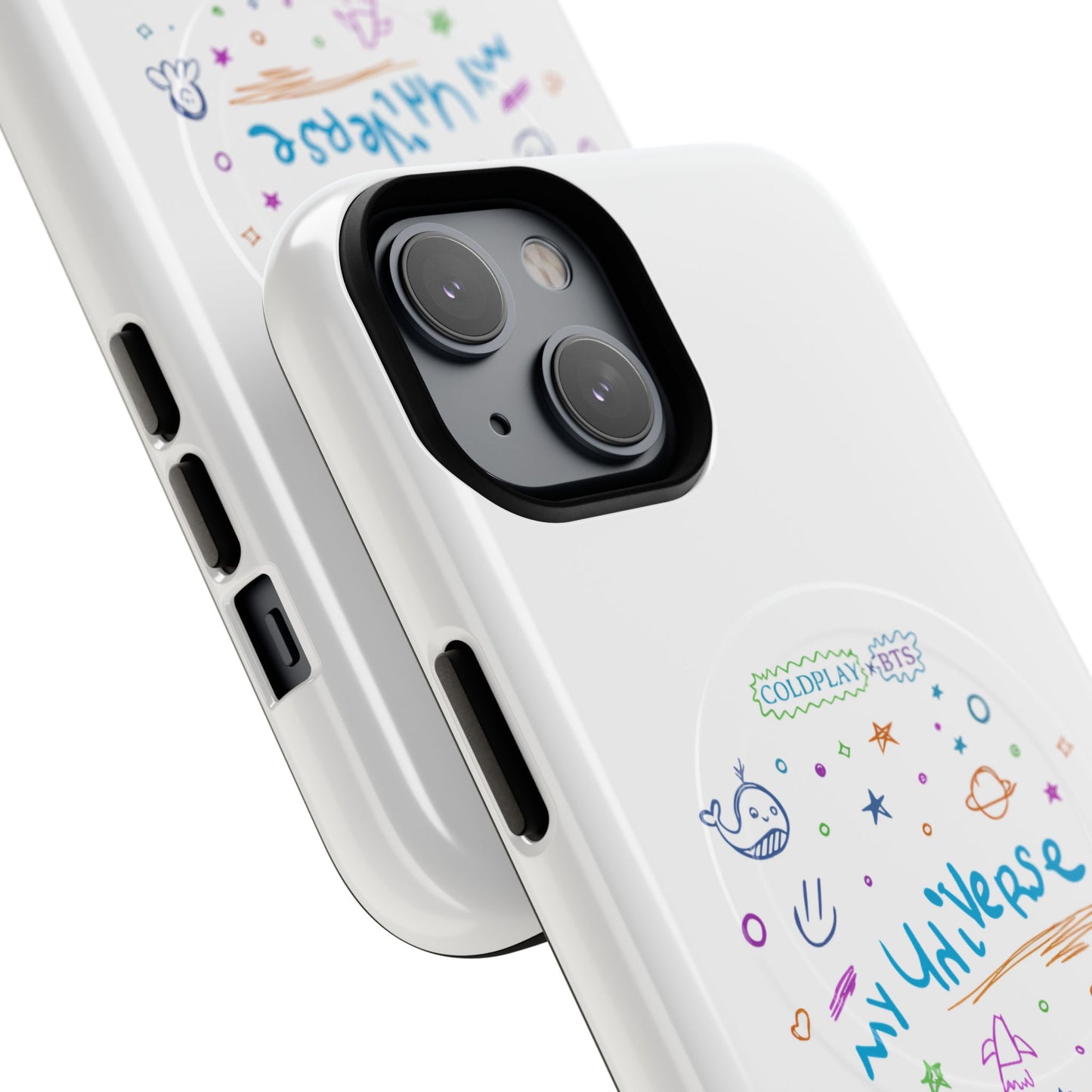 Neon Space Doodles Tough Magnetic Case