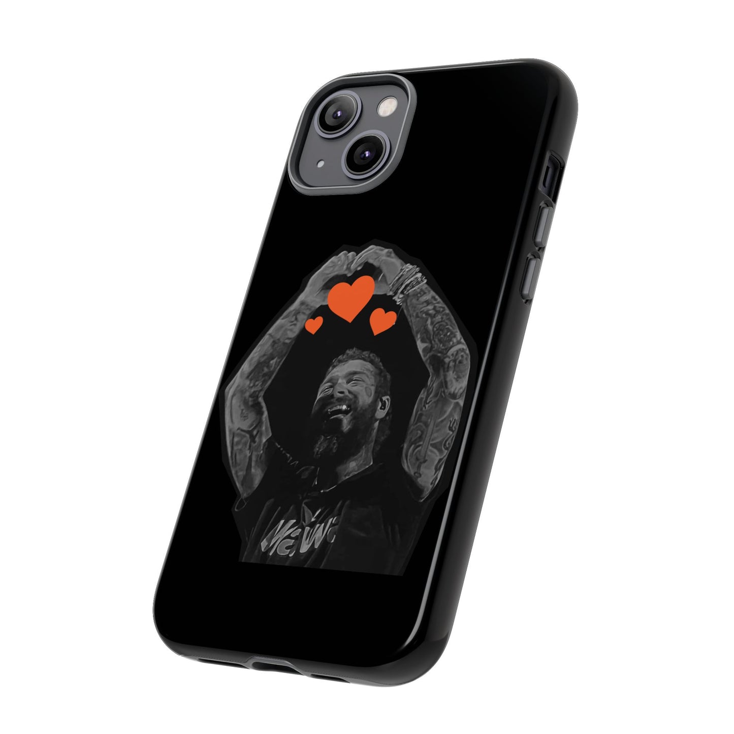 Tough iPhone Case (12–16 Pro Max) – Post Malone Heartfelt Wishes