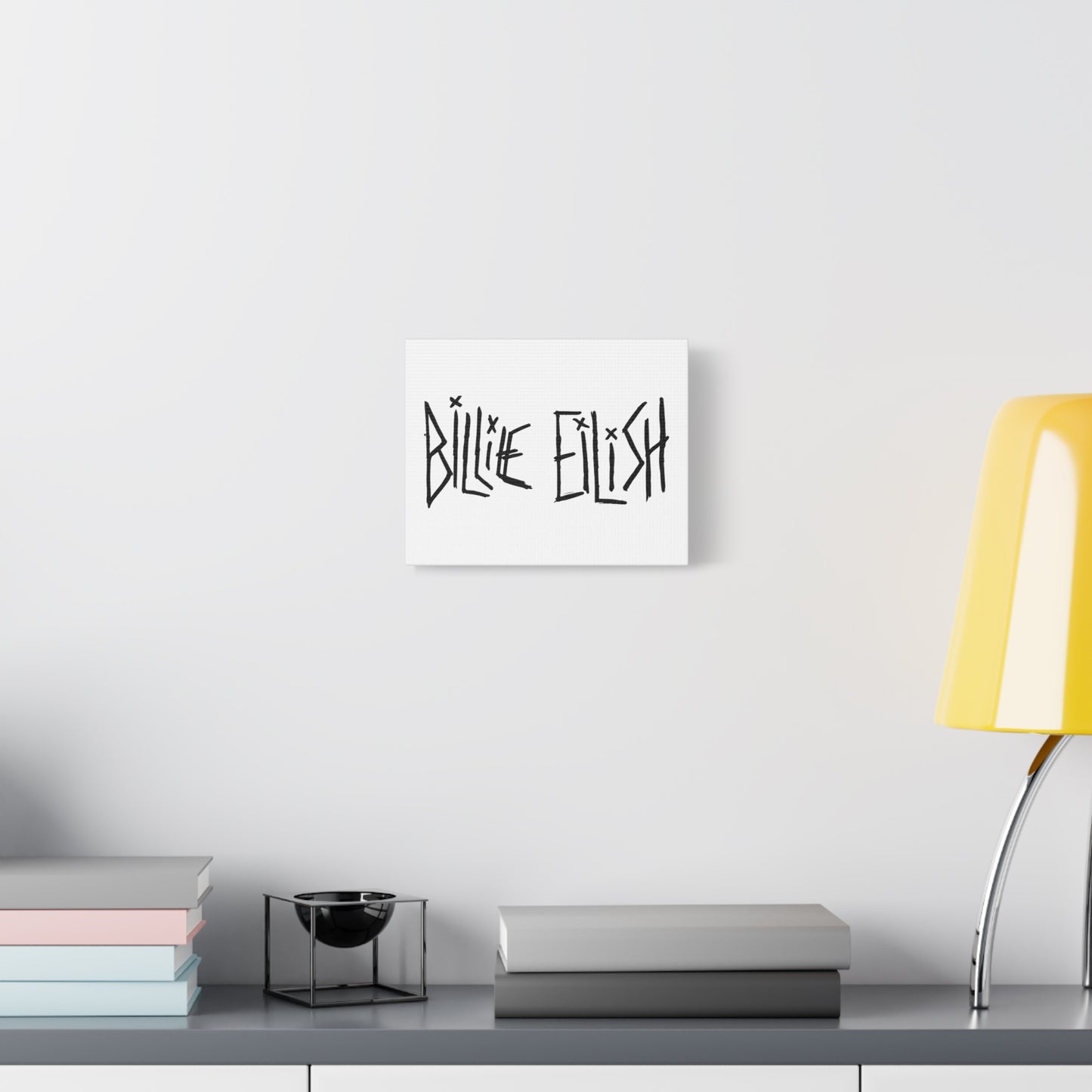 Twisted Ink Font Matte Canvas