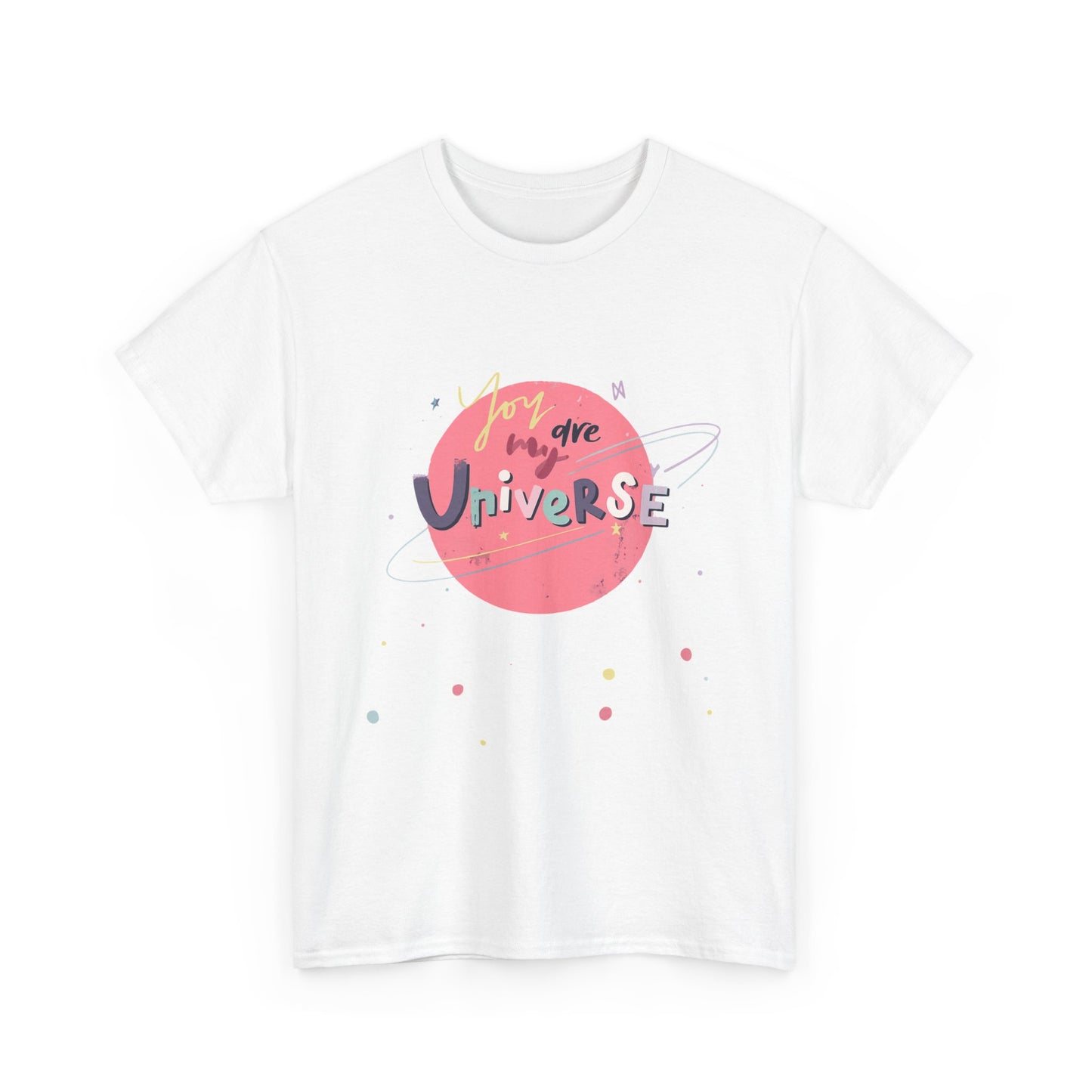 Pastel Planet & Universe Unisex Cotton Tee