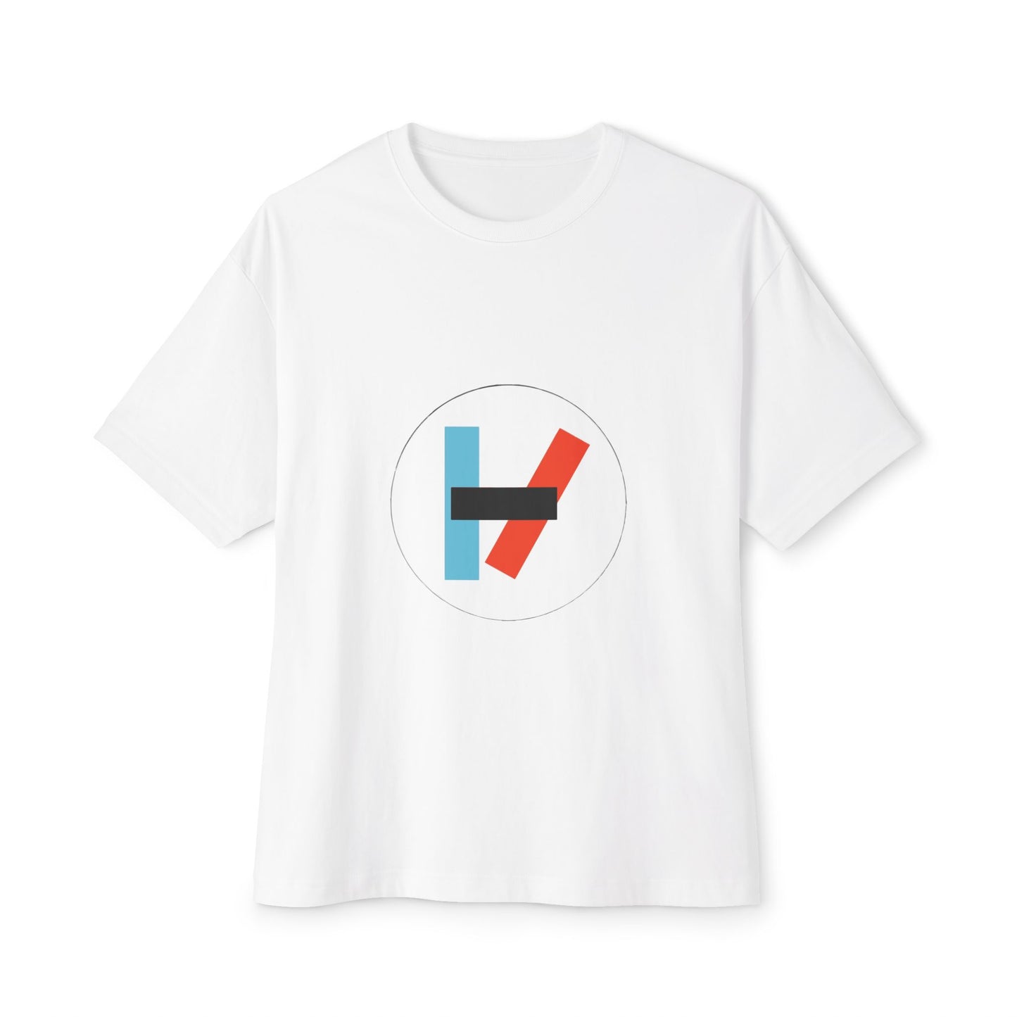 Circle Flame Unisex Oversized Boxy Tee