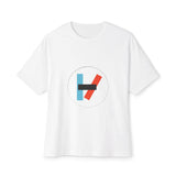 Circle Flame Unisex Oversized Boxy Tee