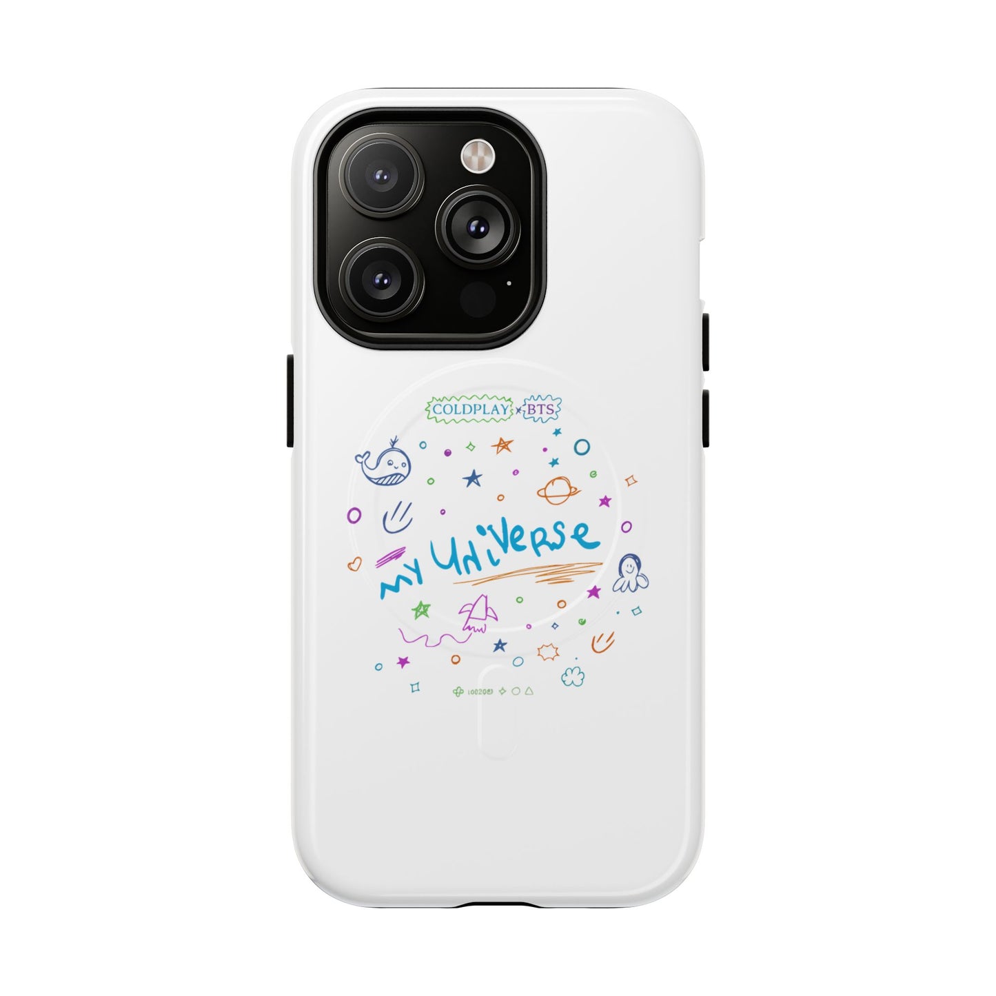 Neon Space Doodles Tough Magnetic Case