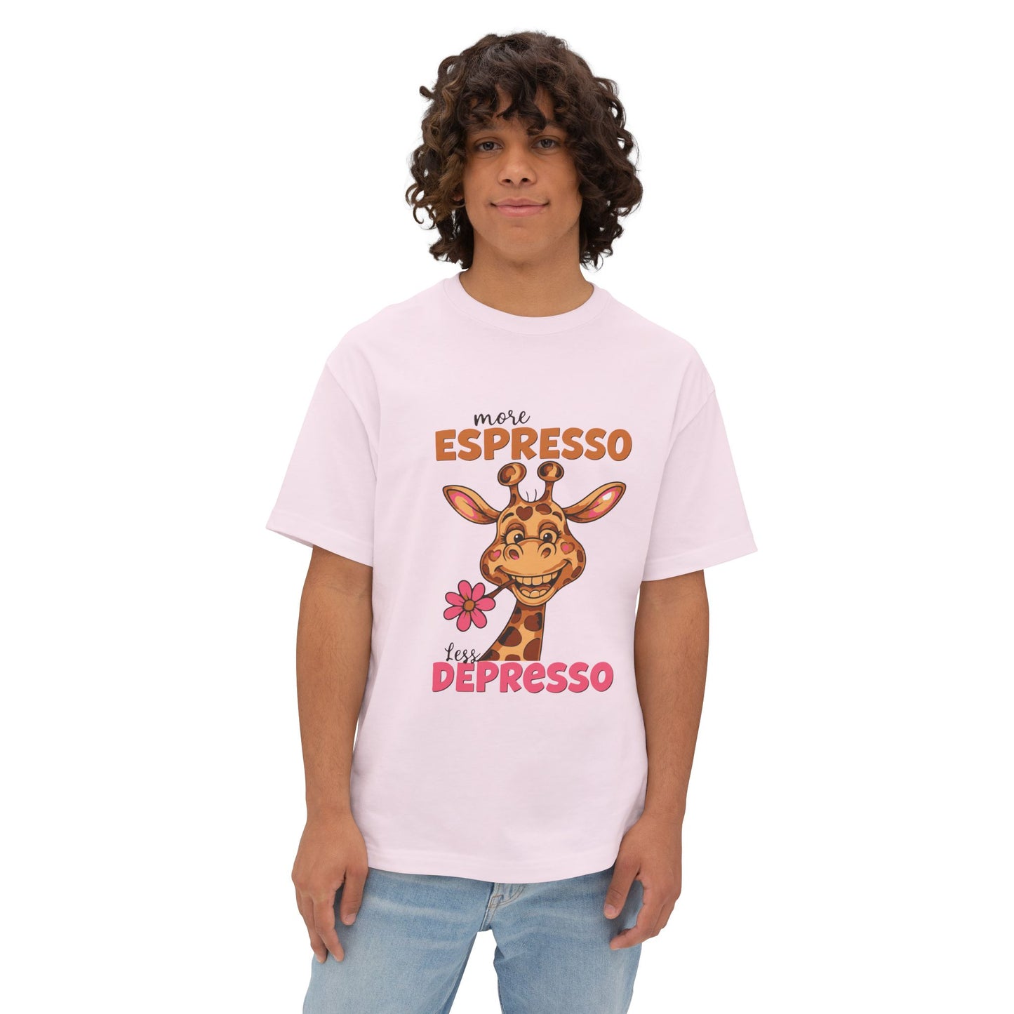 Oversized boxy Tee – Snazzy Espresso Edition
