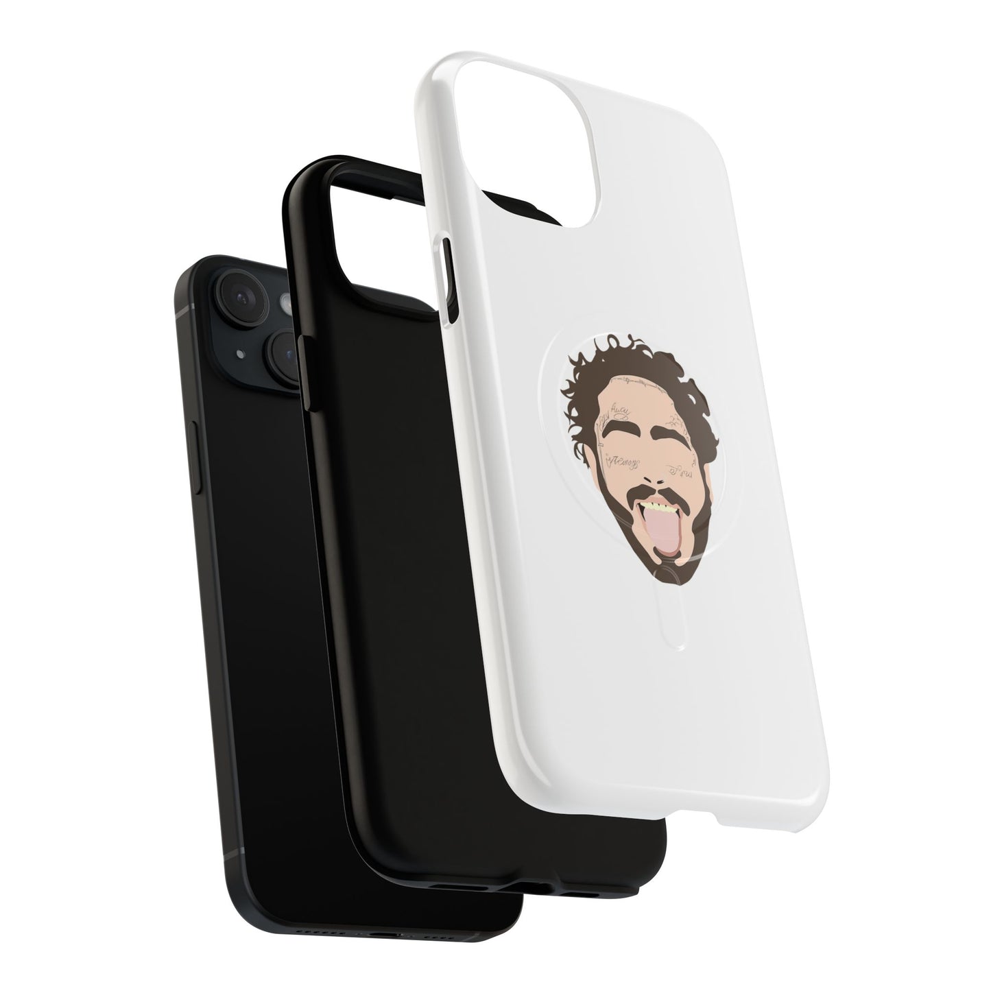 Minimalist Tongue Out Cartoon Face Tough Magnetic Case