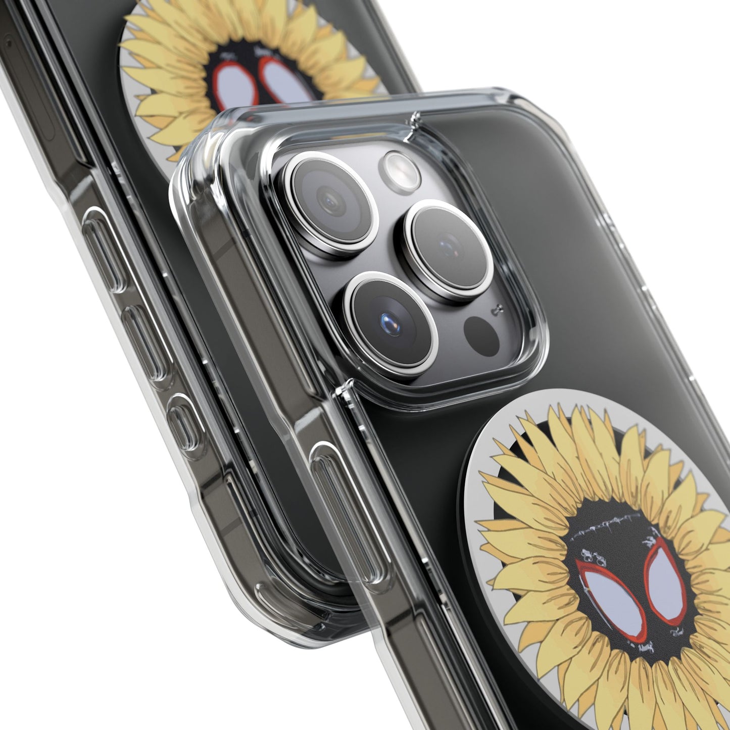 Sunflower Mask Illustration Magnetic Impact Case