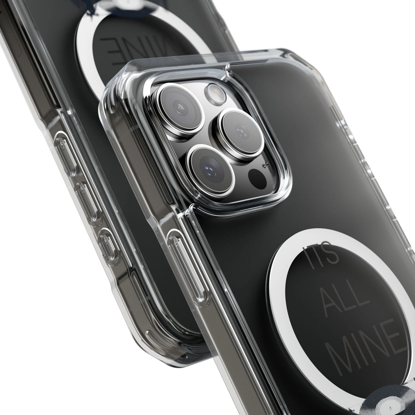 Spin It Retro Magnetic clear Impact Case