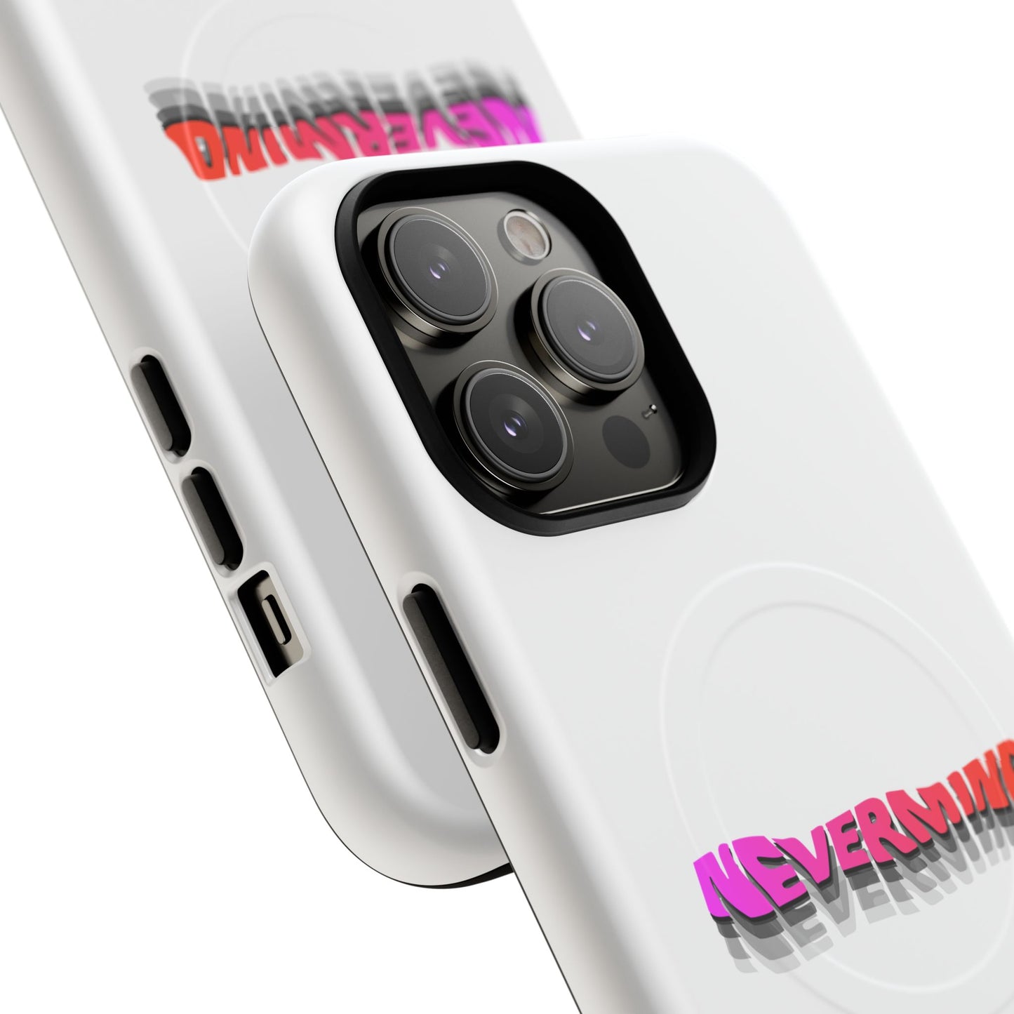 Wavy Groovy Typography Tough Magnetic Case