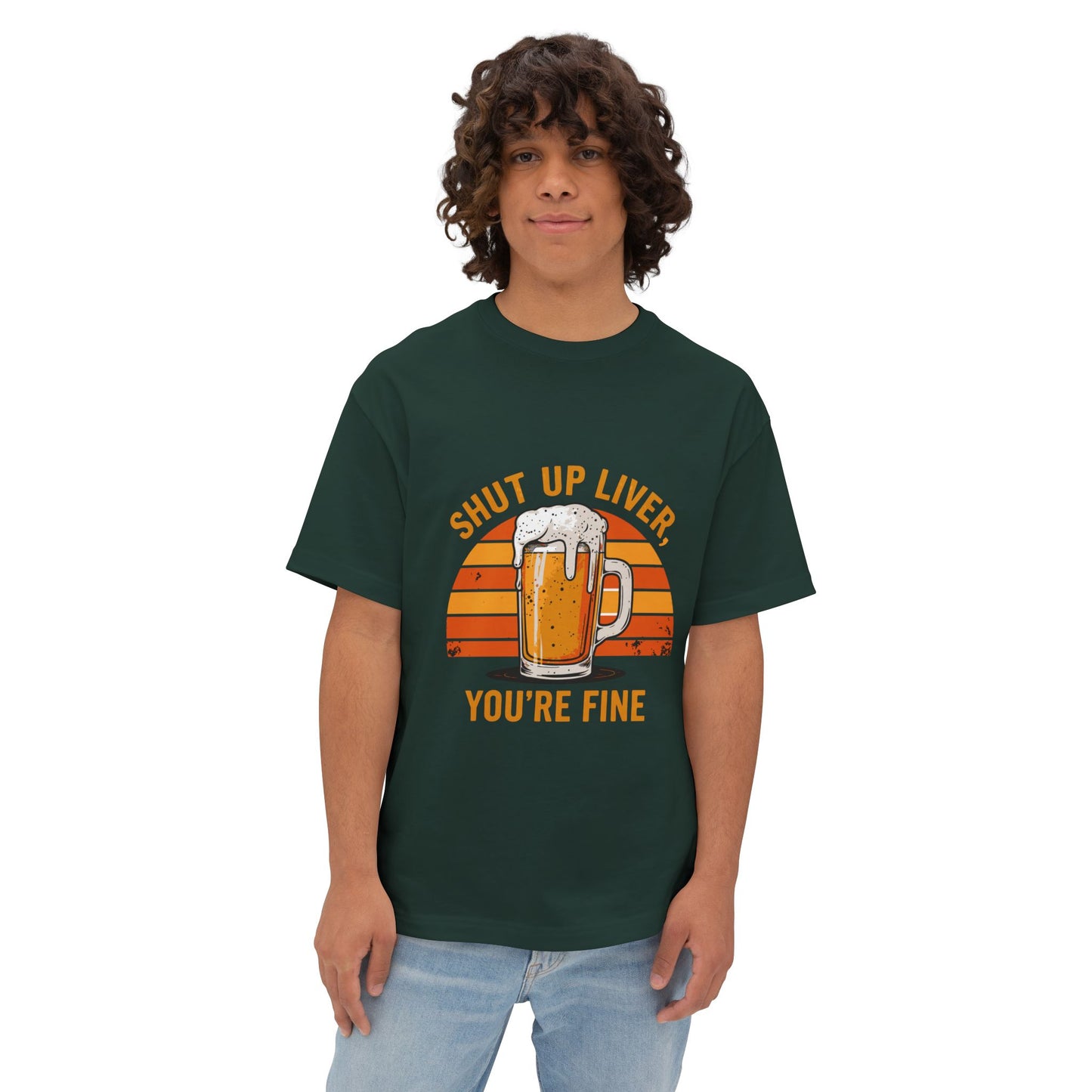 Oversized boxy Tee – Snazzy You're fine Edition