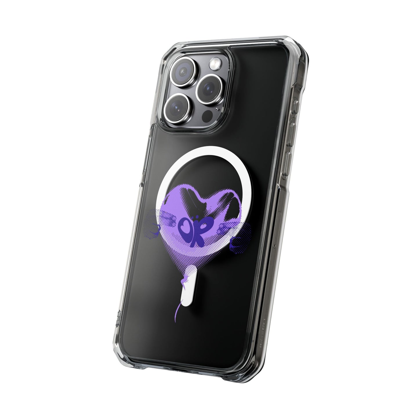 Heart Balloon OR Pop Art Magnetic Clear Impact Case