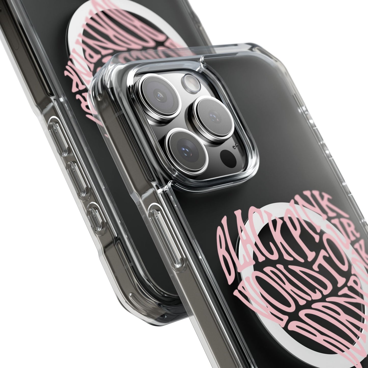 Born Pink Heart Typography - Magnetic Clear Impact Case