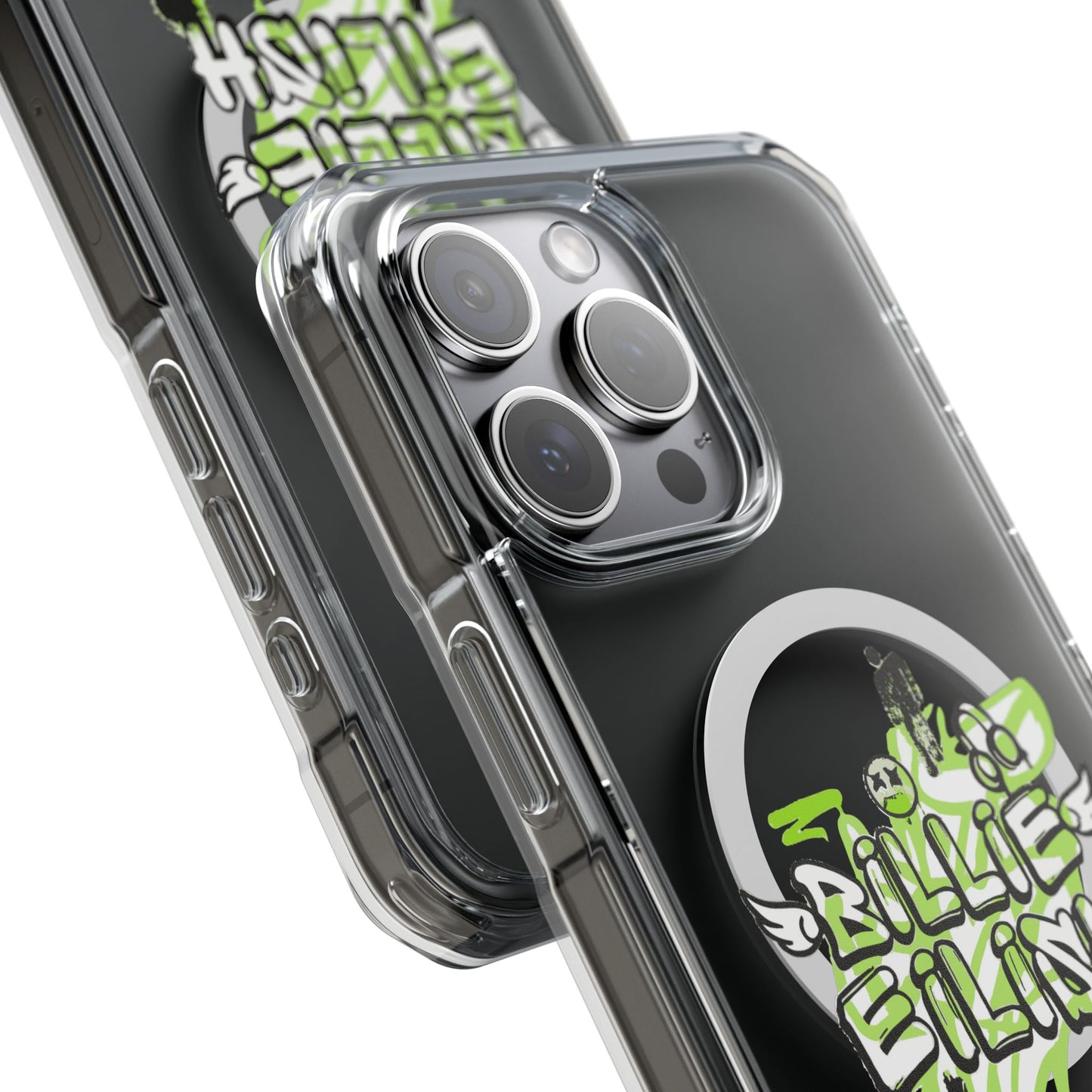 Grunge Angel Graffiti Magnetic Clear Impact Case