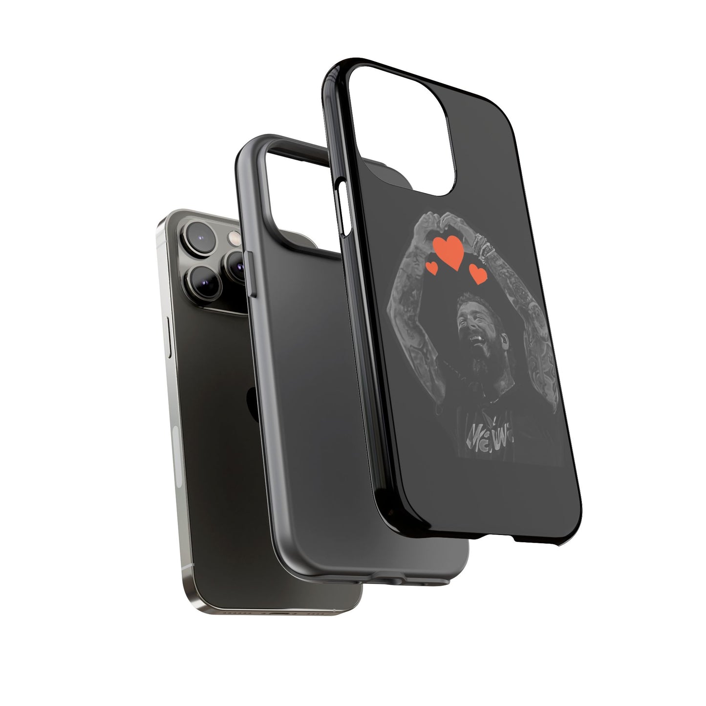 Tough iPhone Case (12–16 Pro Max) – Post Malone Heartfelt Wishes