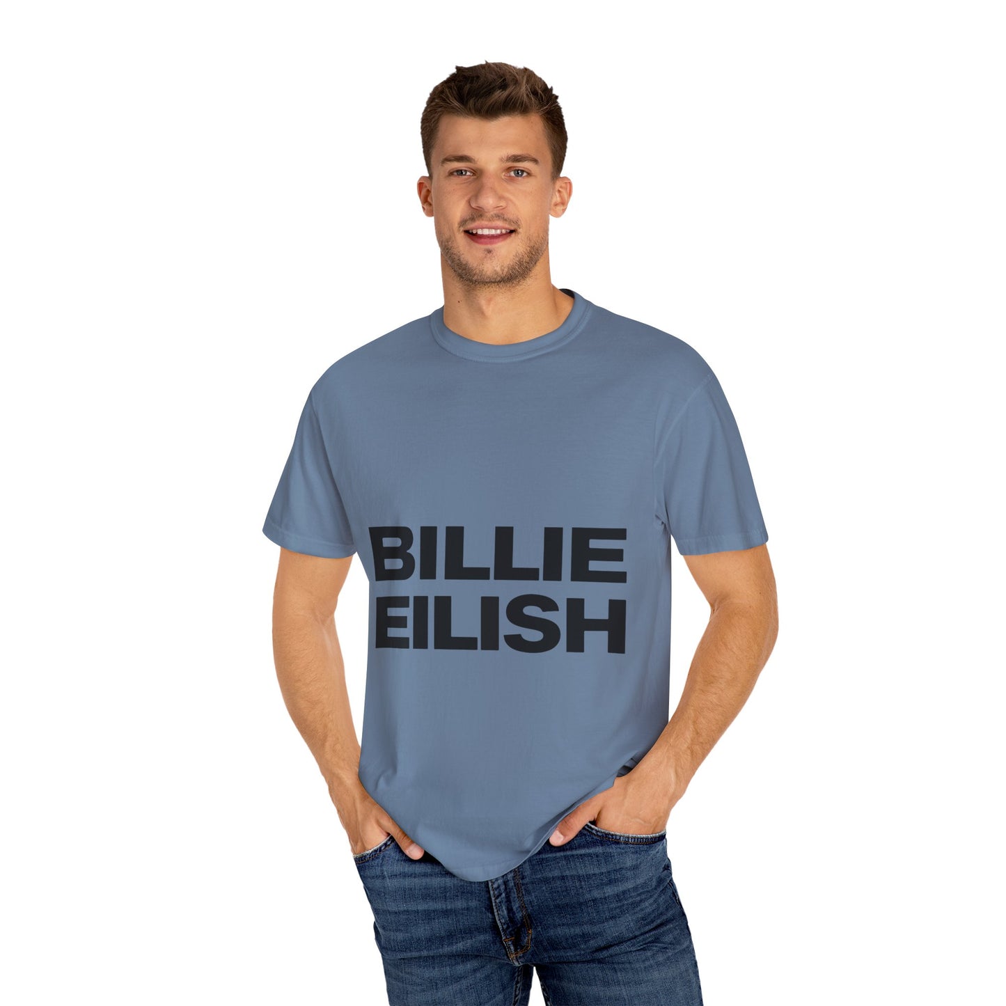 Stacked Glow Text Unisex Dyed T-shirt