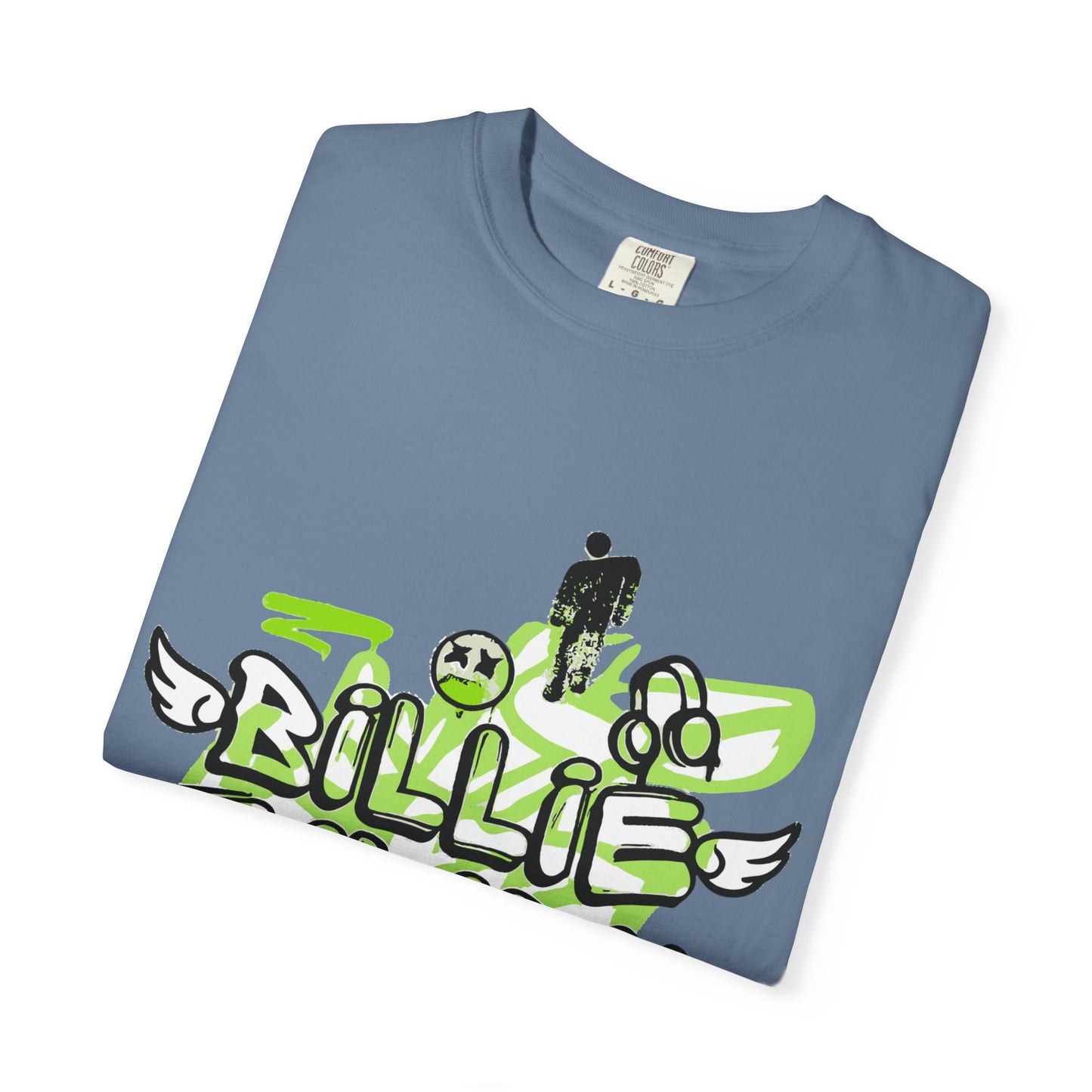 Grunge Angel Graffiti Unisex Dyed T-shirt