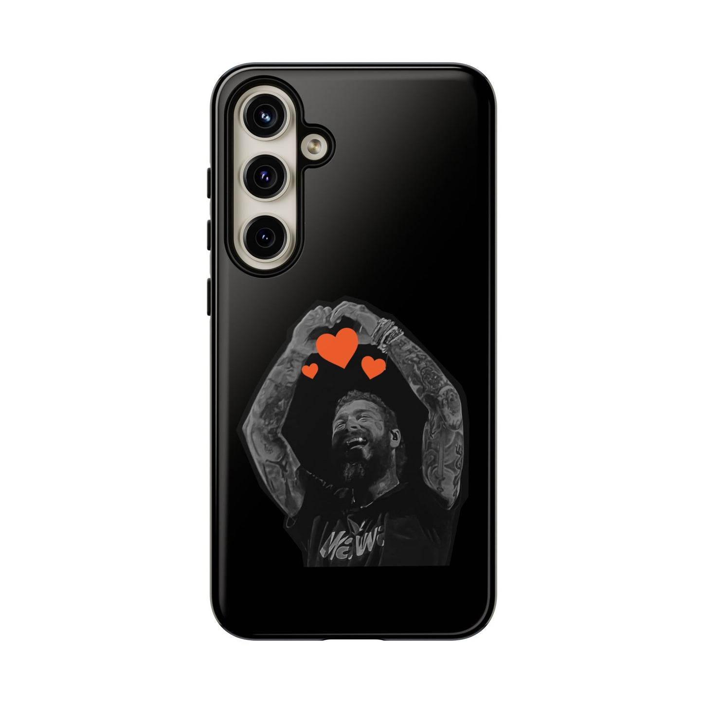 Tough Samsung Case (S20–S25) – Post Malone Heartfelt Wishes
