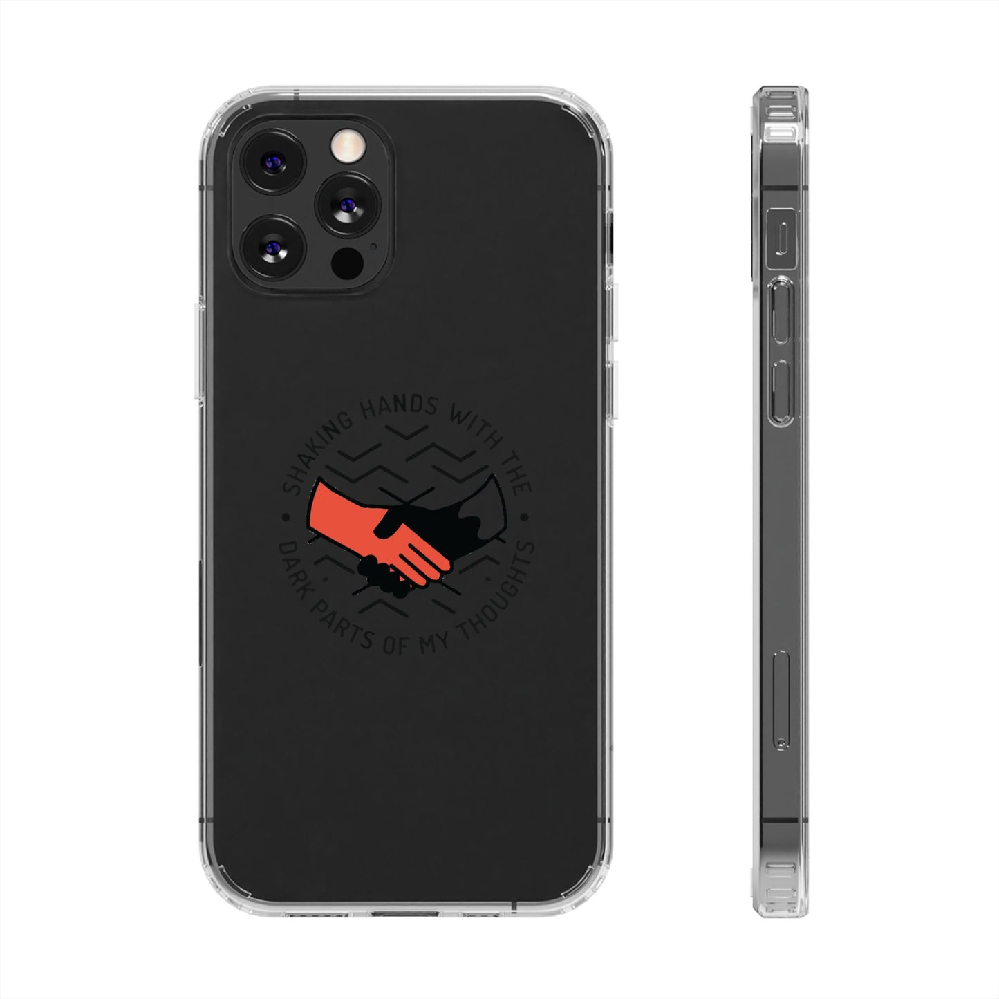 Dark Grip Clear Case