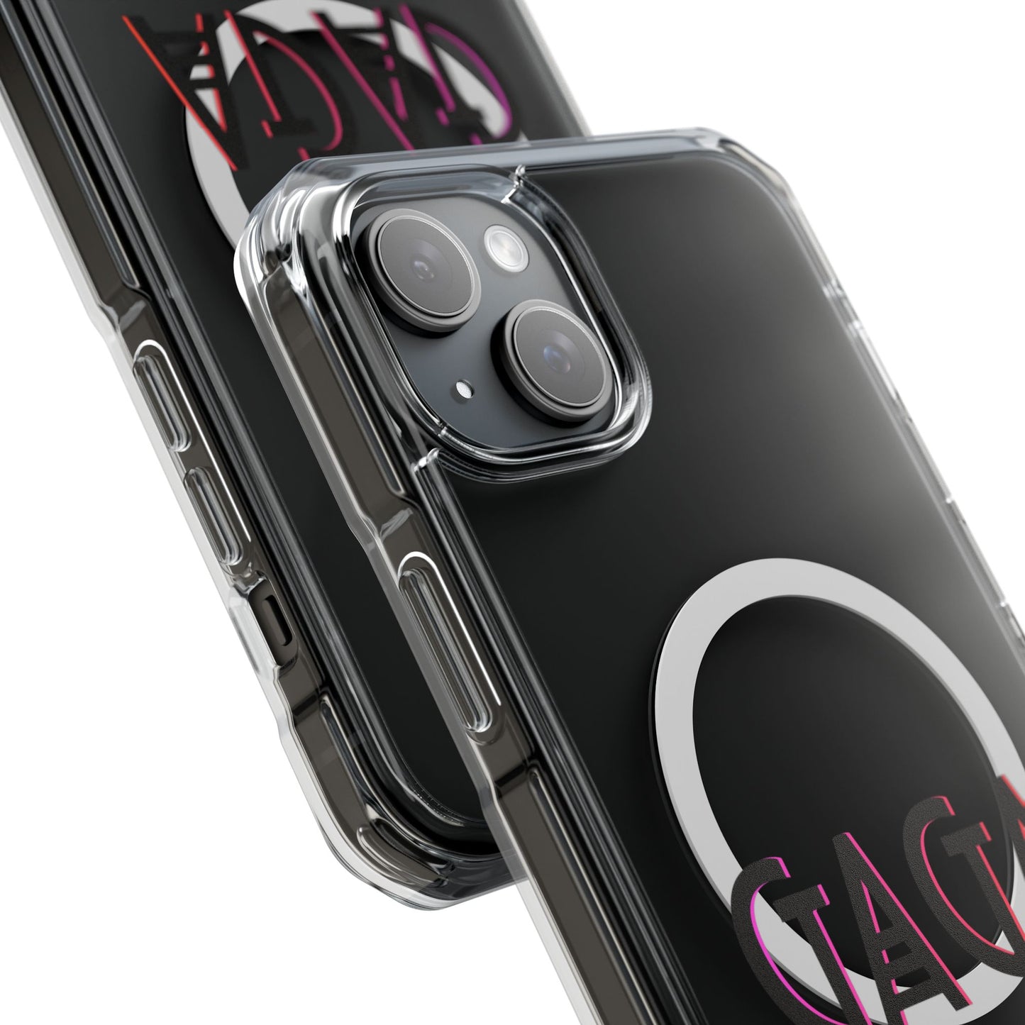 Electric Neon Magnetic clear case