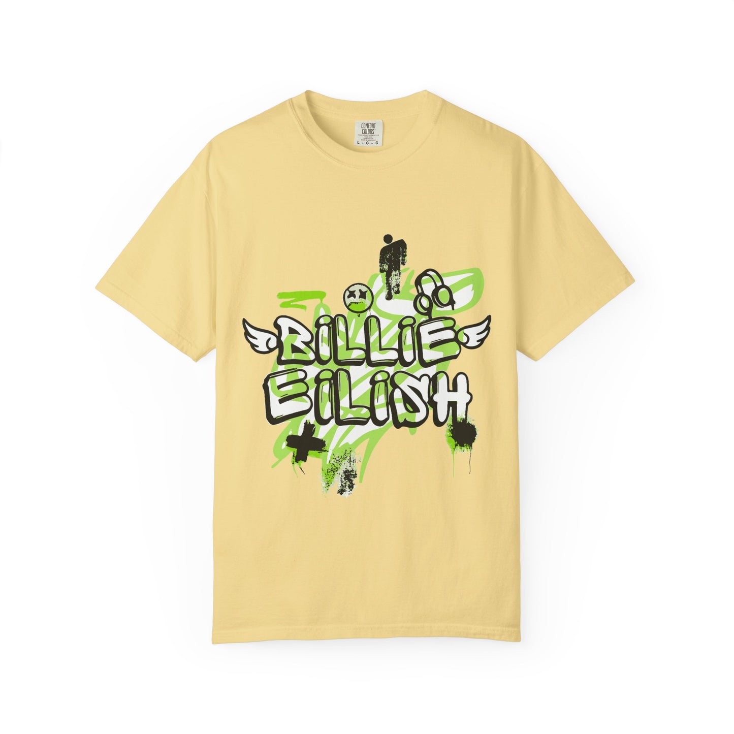 Grunge Angel Graffiti Unisex Dyed T-shirt