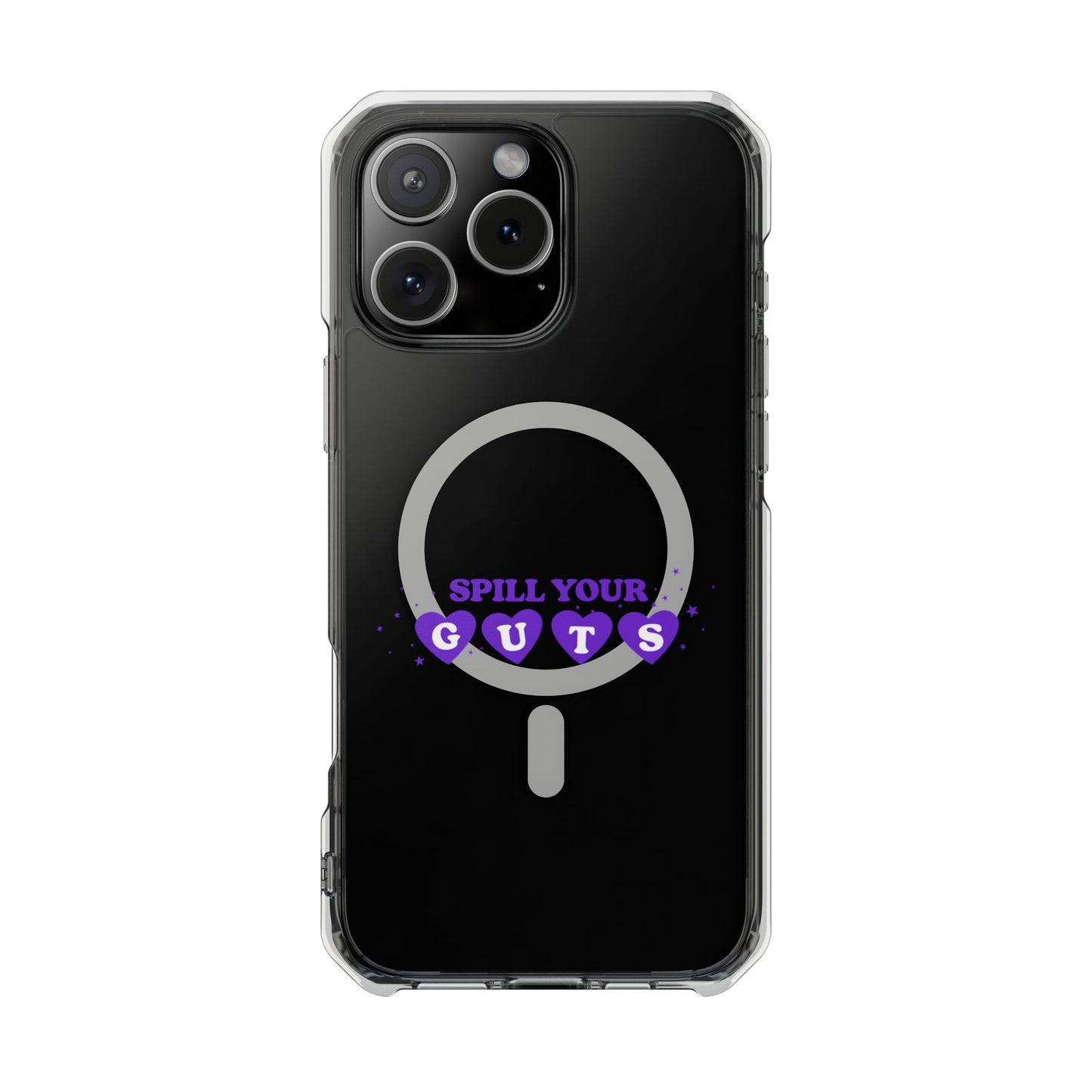 Spill Your Guts Heart Magnetic Clear Impact Case