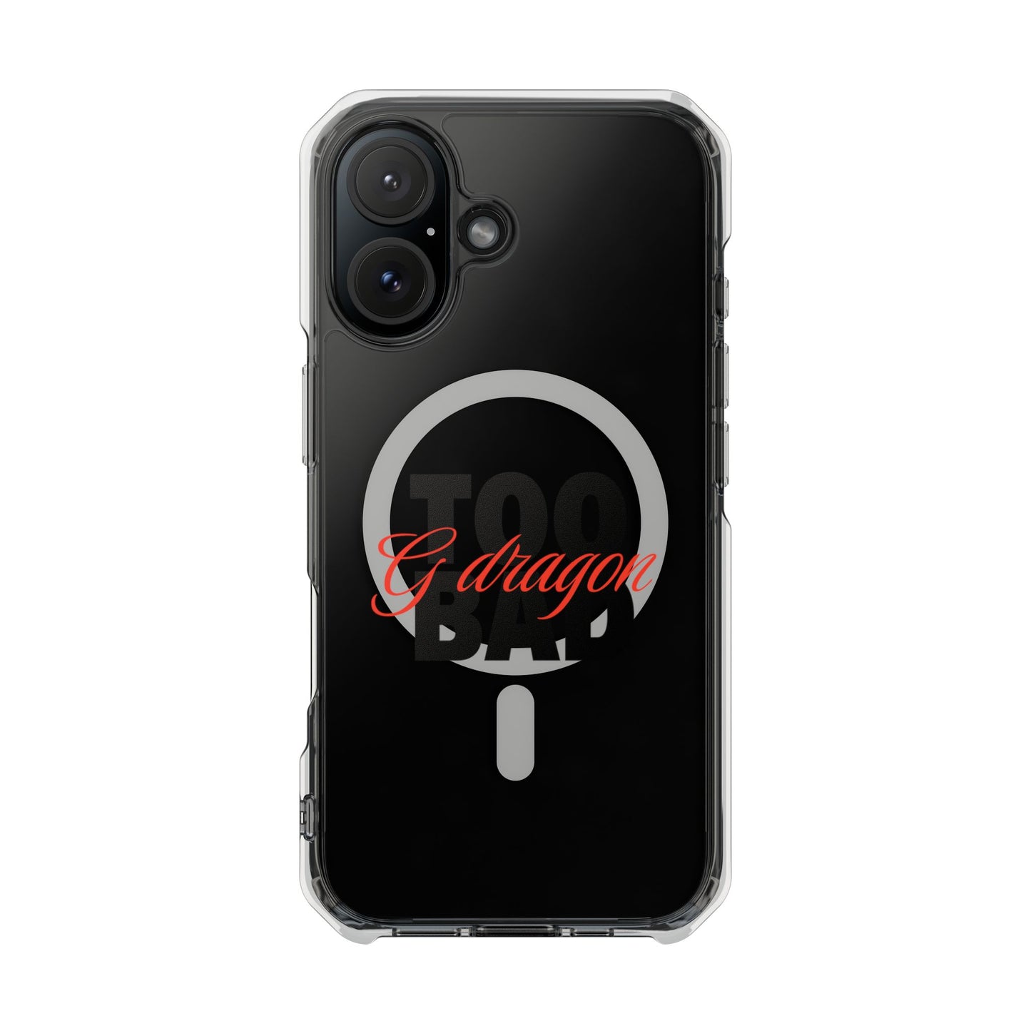 Signature Flame Script Magnetic Clear Impact Case