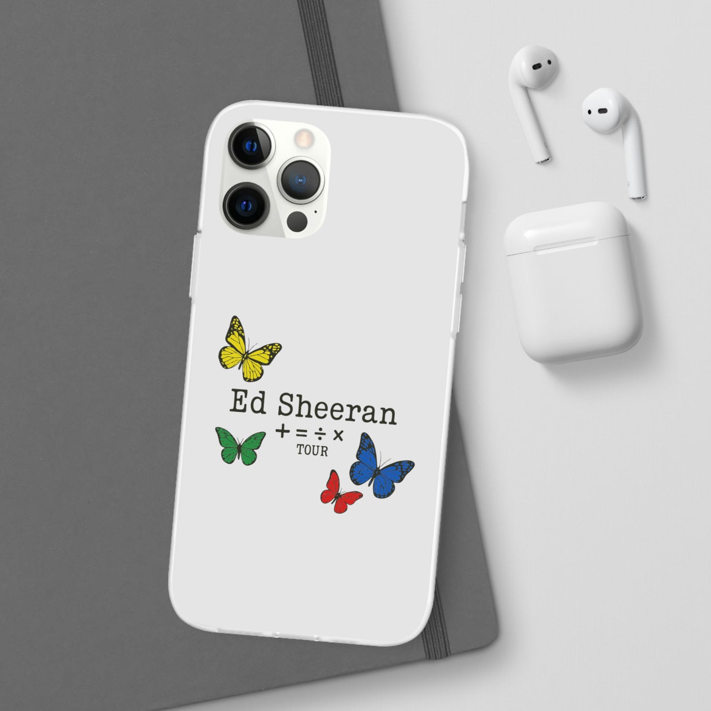 Flexi Case – Ed Sheeran butterfly edition (iPhone X–16 Pro Max)