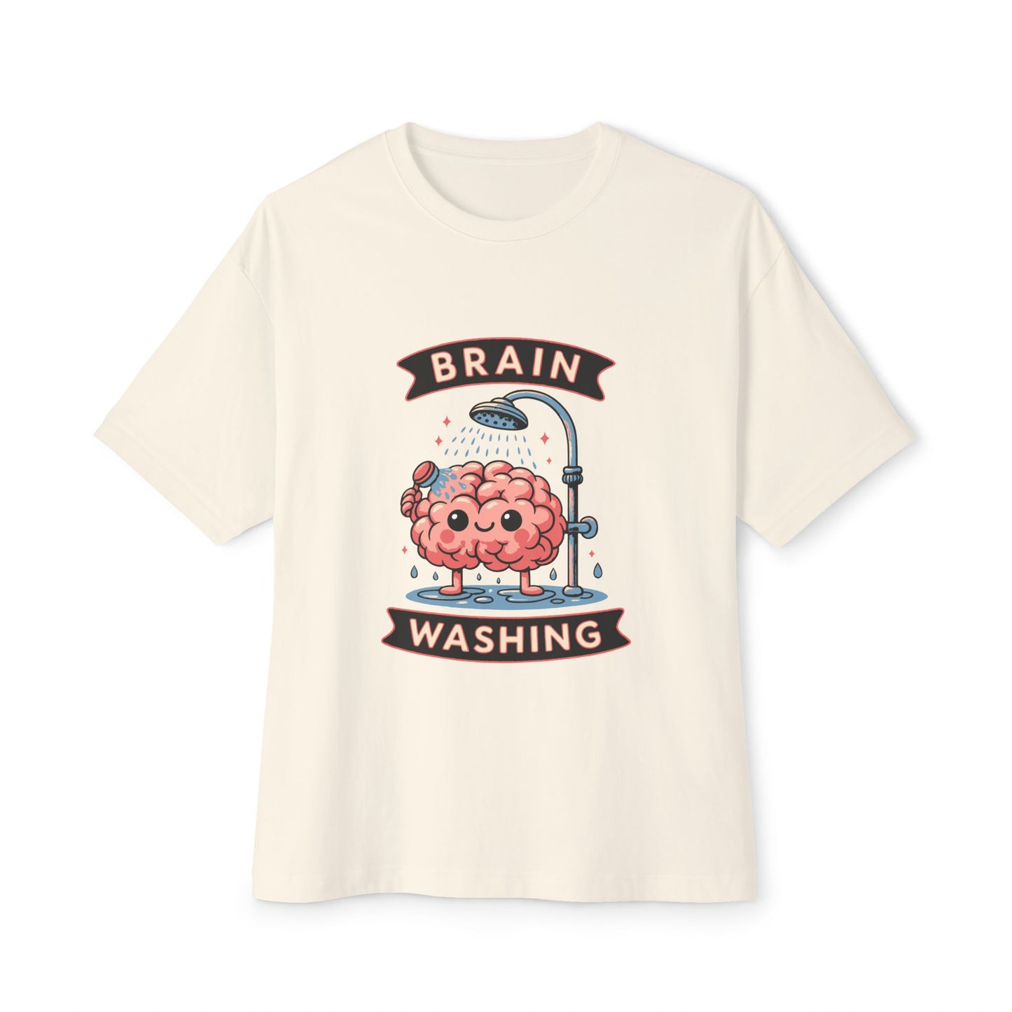 Oversized boxy Tee – Snazzy Brain washing Edition