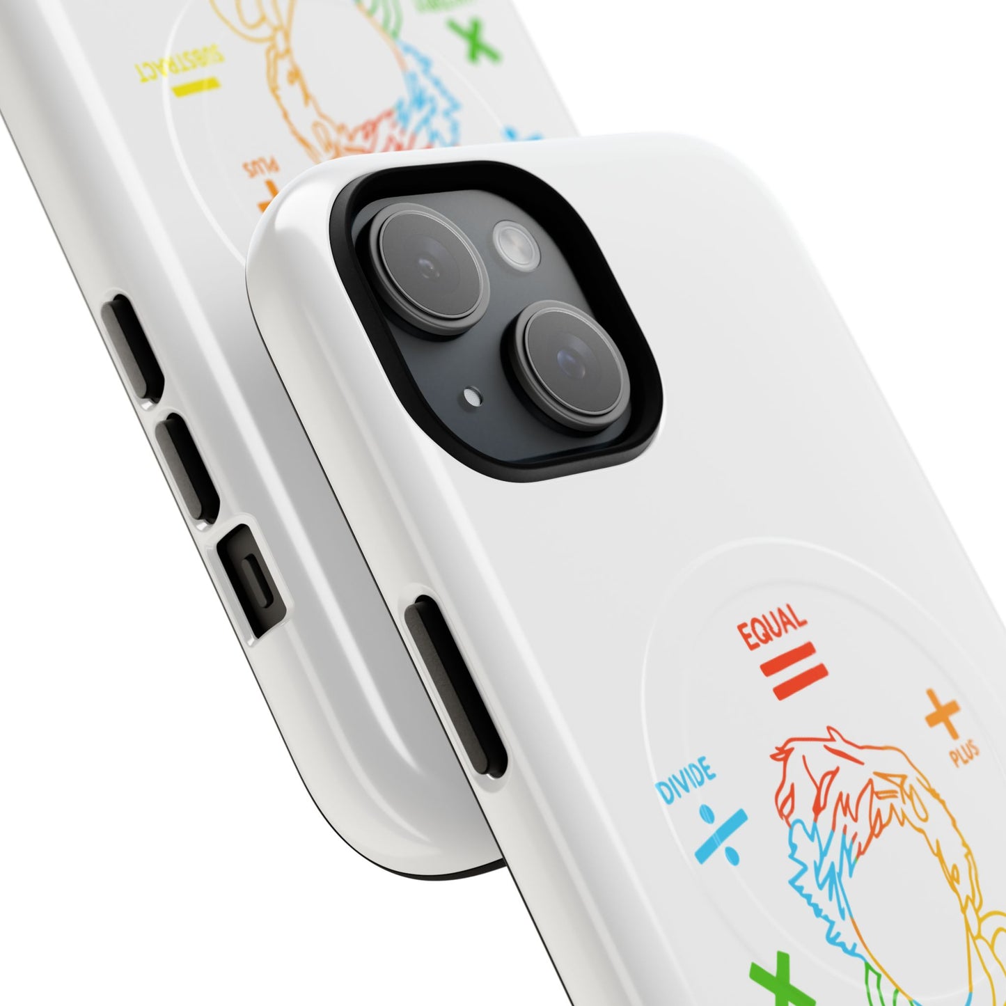 Minimalist Divide Symbol with Brush Tough Magnetic case