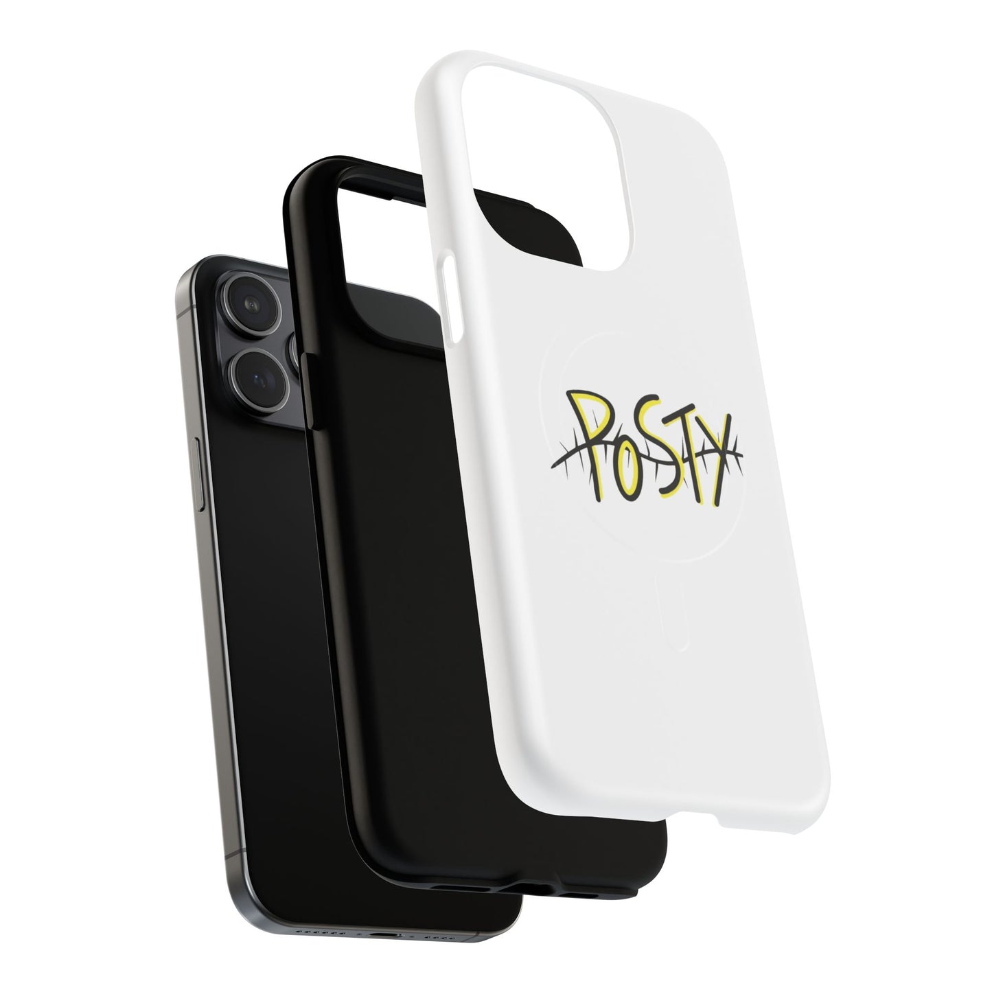 Abstract Black Barbed Wire Tough Magnetic Case