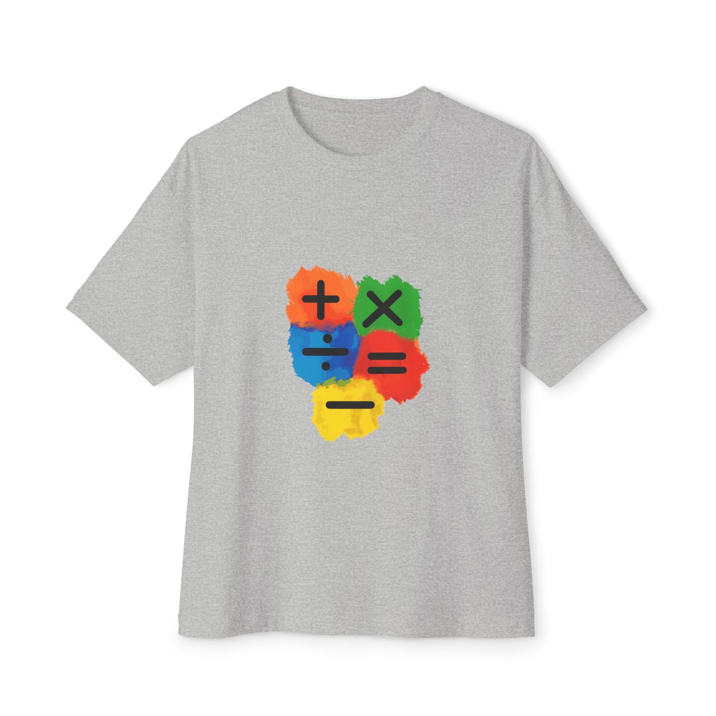 Copy of Copy of Copy of Orange Divide Symbol Oversized Boxy Tee
