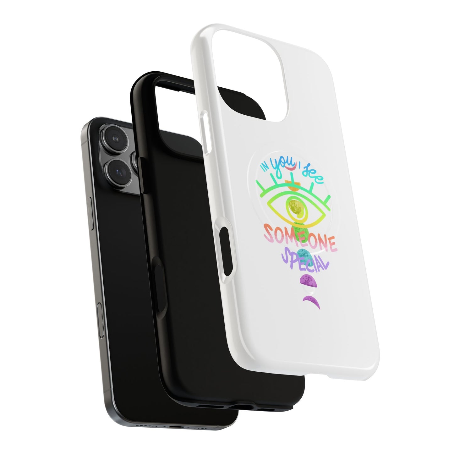 Rainbow Lunar Phases Tough Magnetic Case