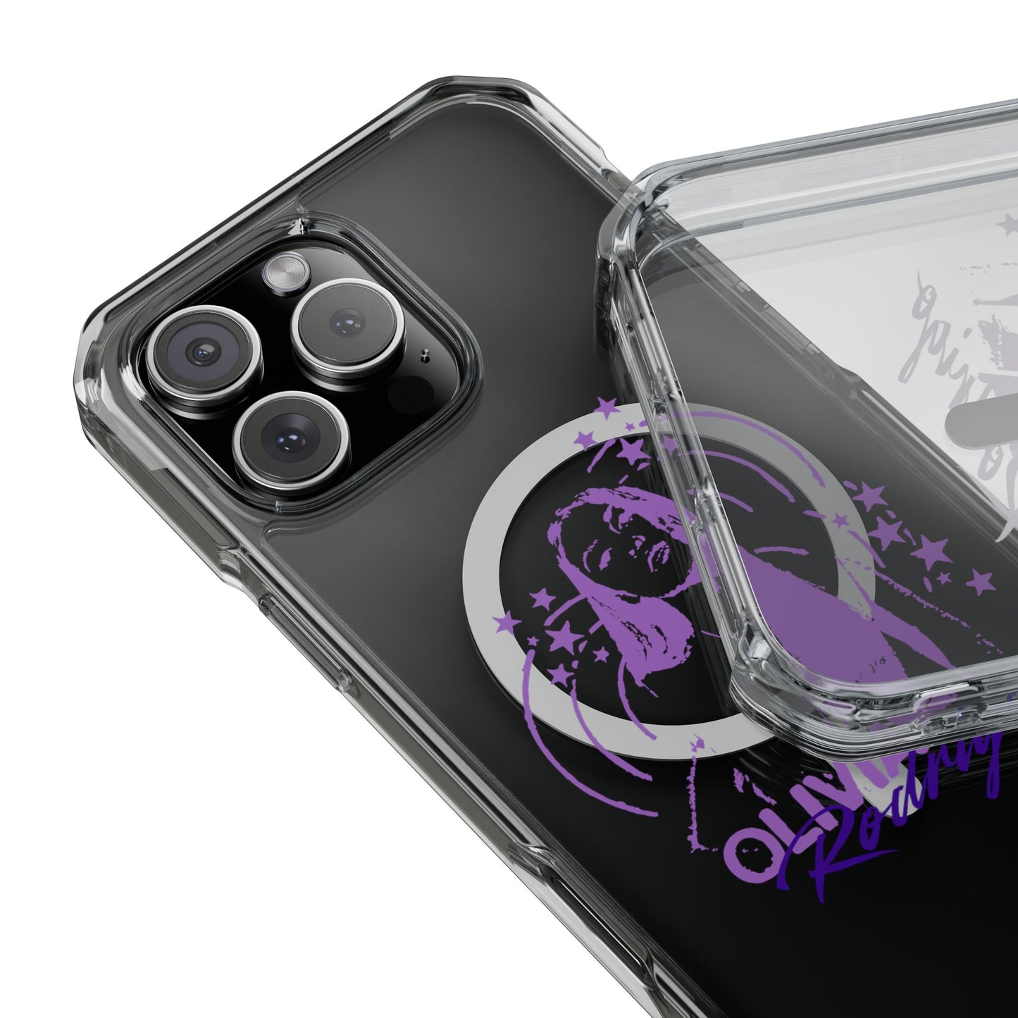 Olivia Rodrigo Star Portrait Magnetic Clear Impact Case