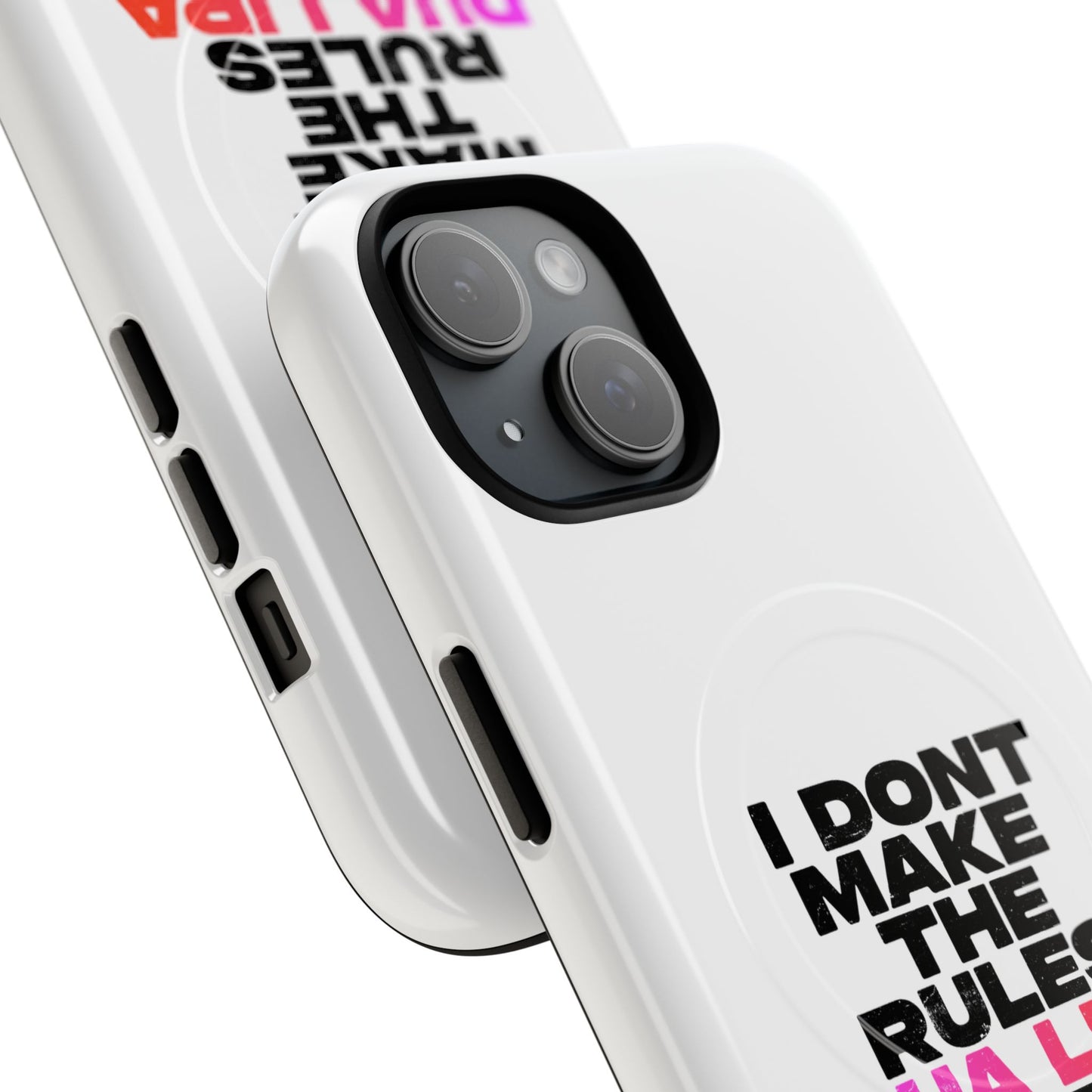 Retro Fade Letter Tough Magnetic Case