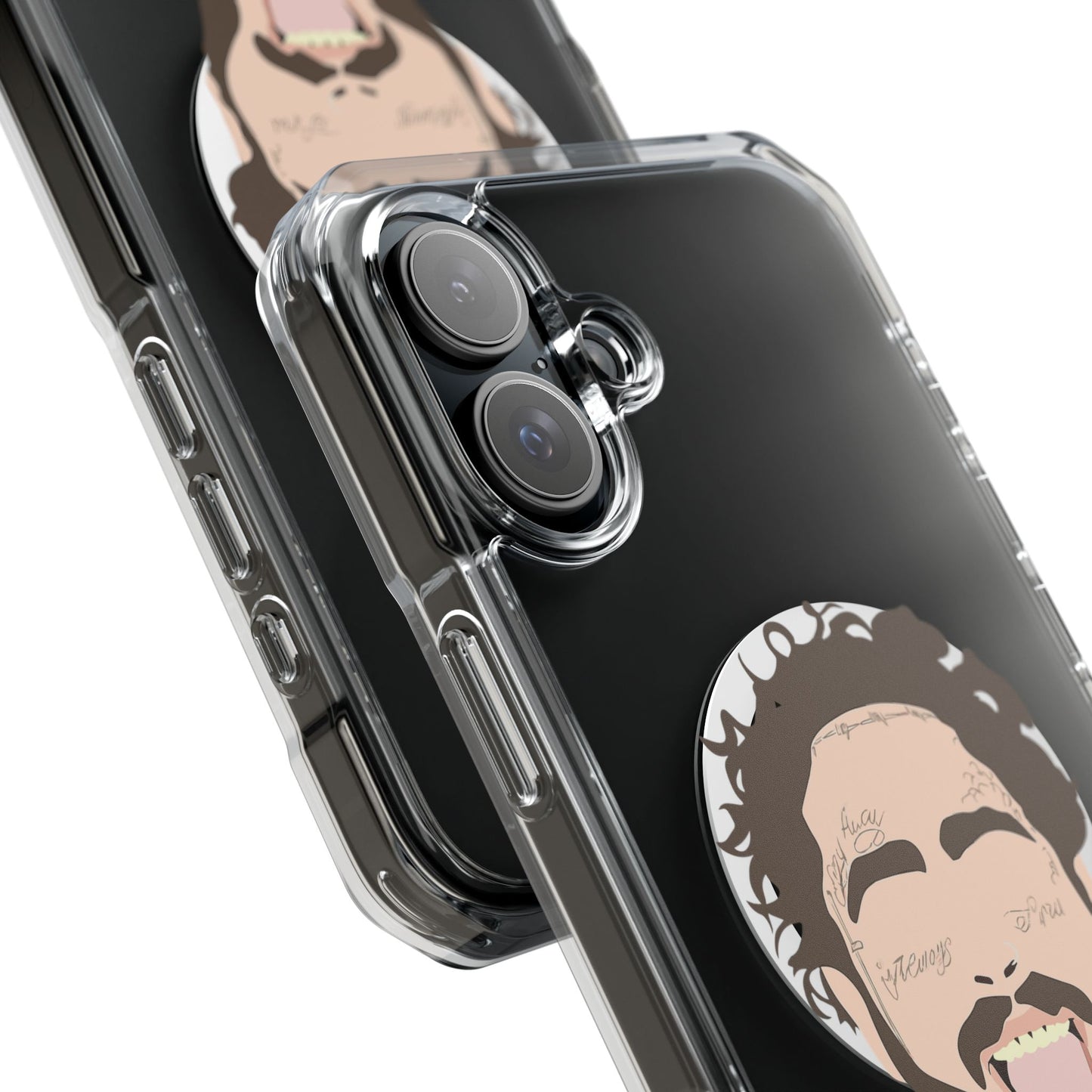Minimalist Tongue Out Cartoon Face Magnetic Impact Case