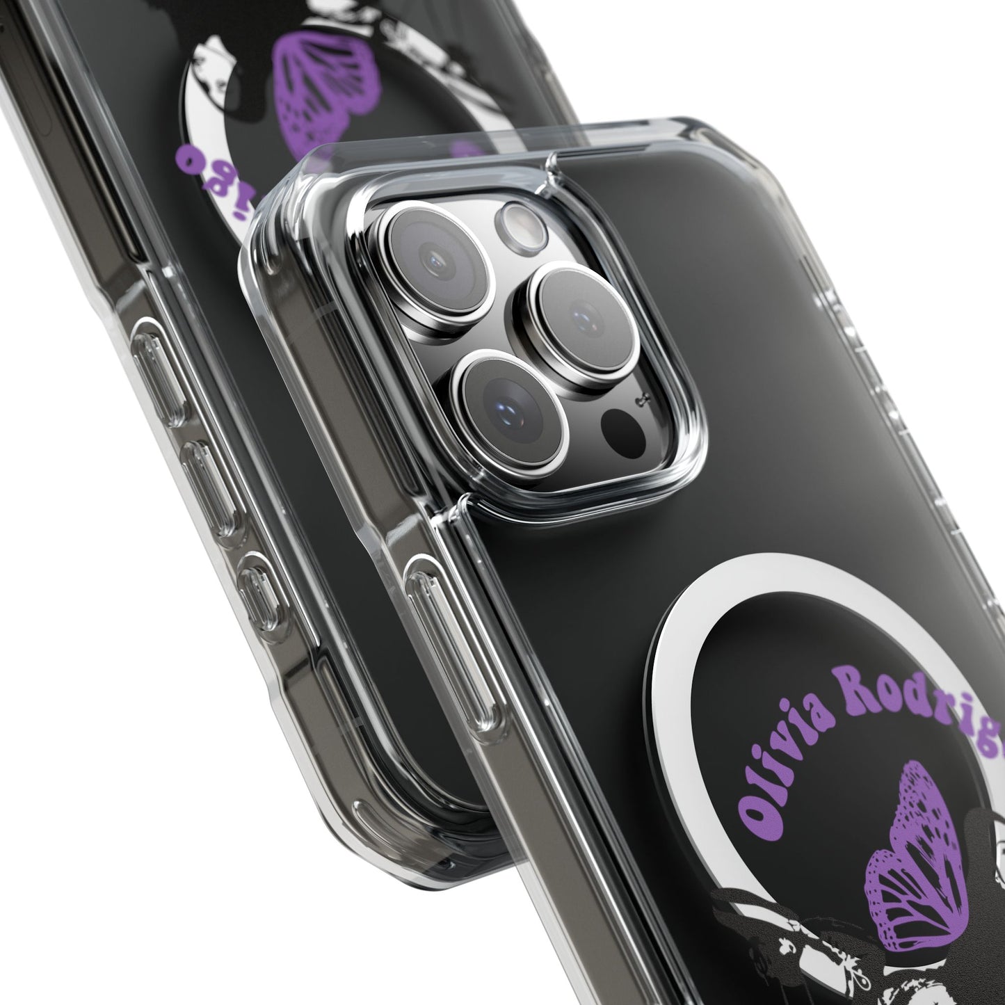 Olivia Rodrigo Butterfly Arc Magnetic Clear Impact Case