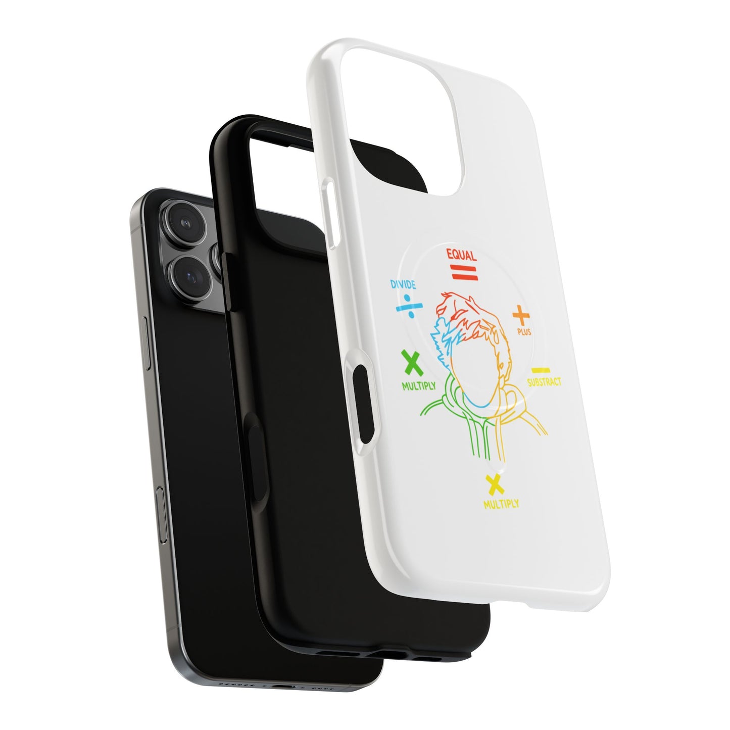 Minimalist Divide Symbol with Brush Tough Magnetic case