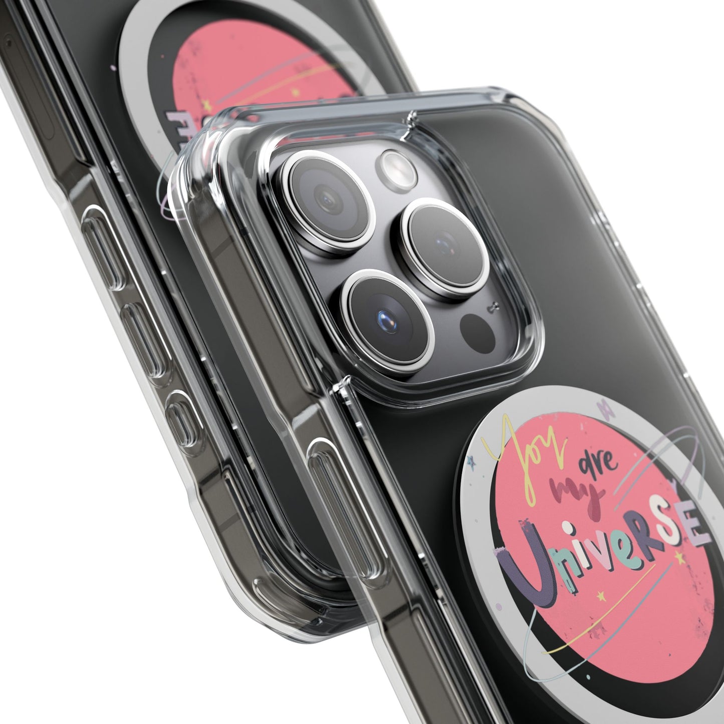 Pastel Planet & Universe Magnetic Clear Impact case