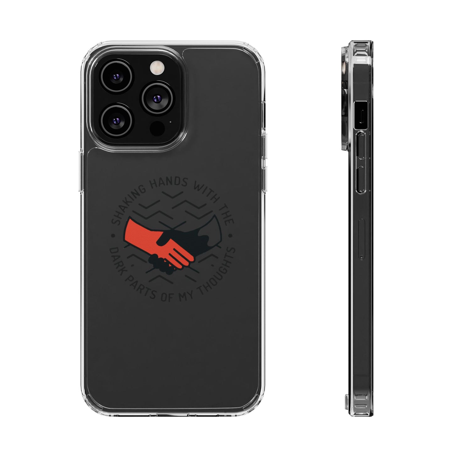 Dark Grip Clear Case