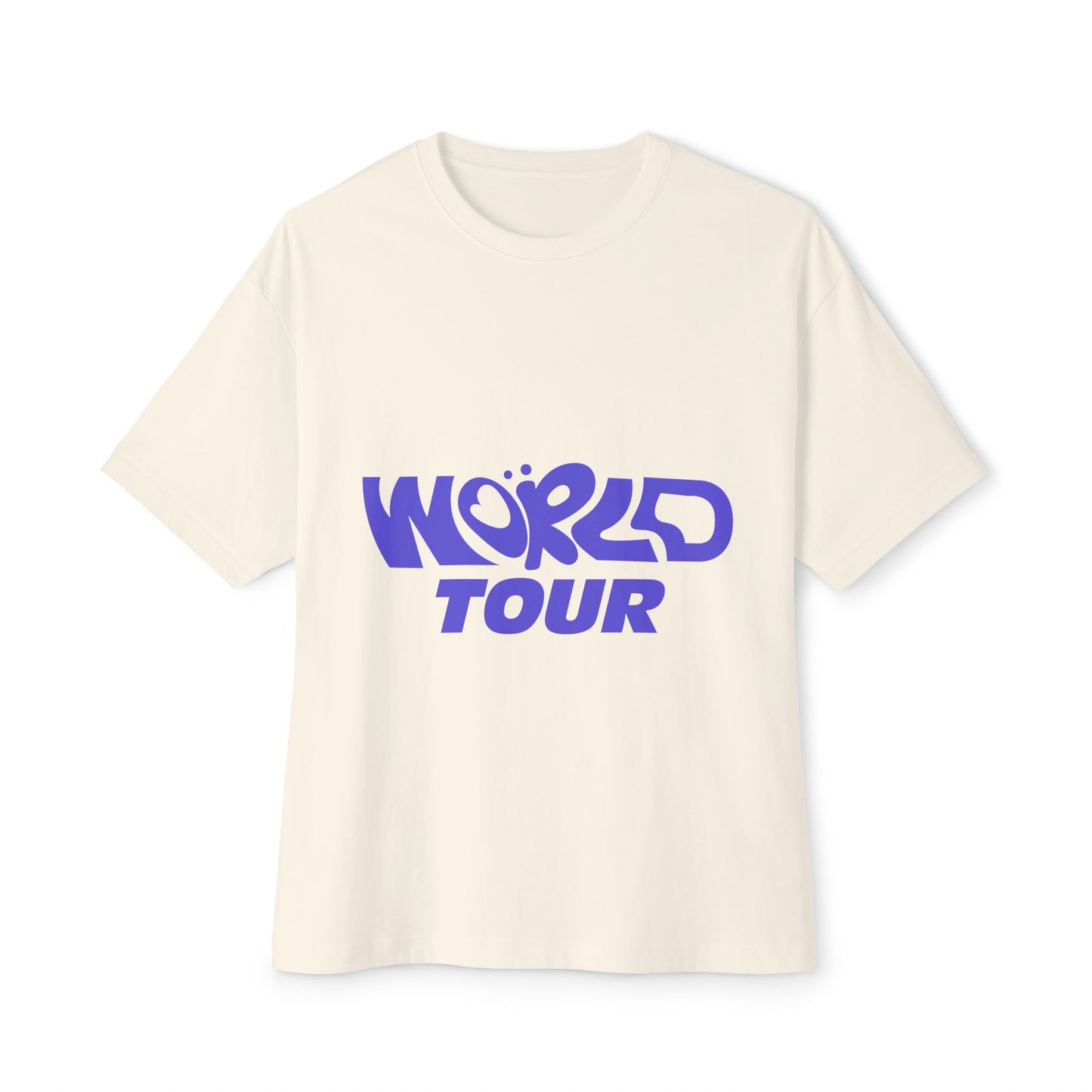 World Tour Bubble Letter-Oversized Tee