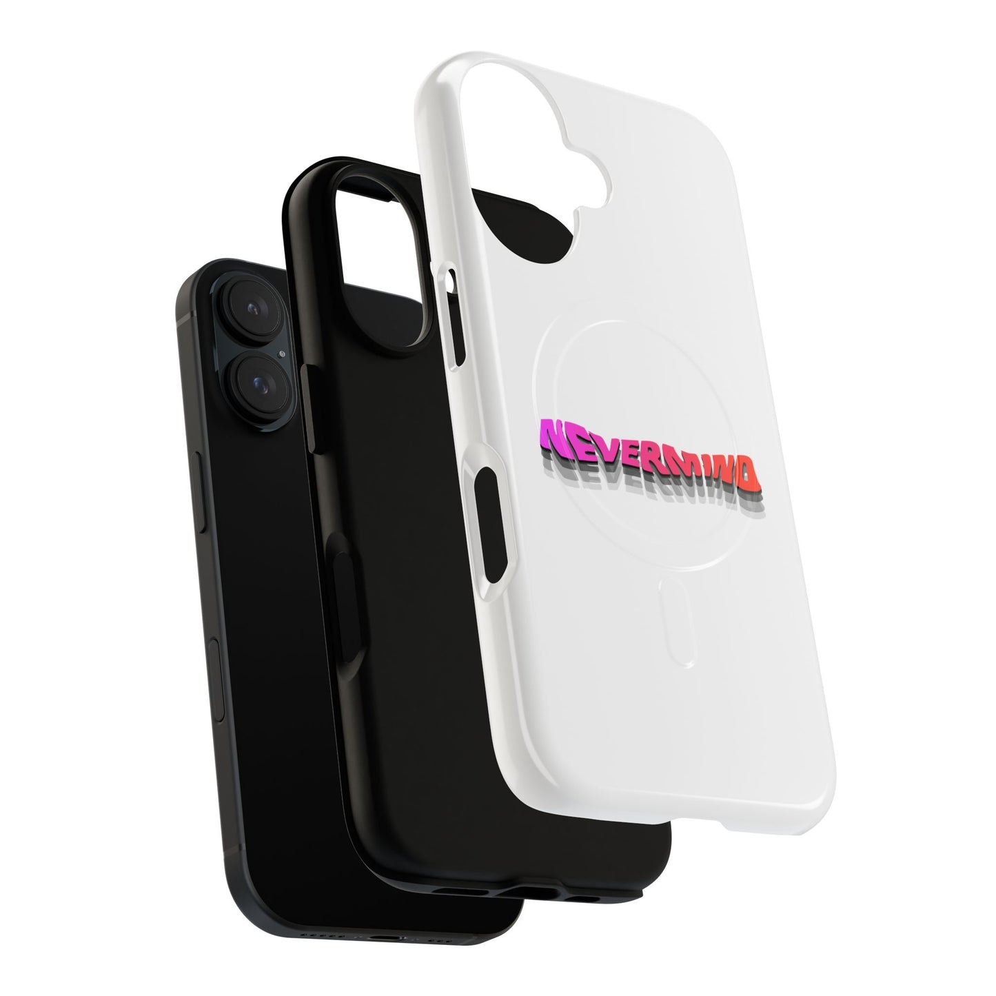 Wavy Groovy Typography Tough Magnetic Case