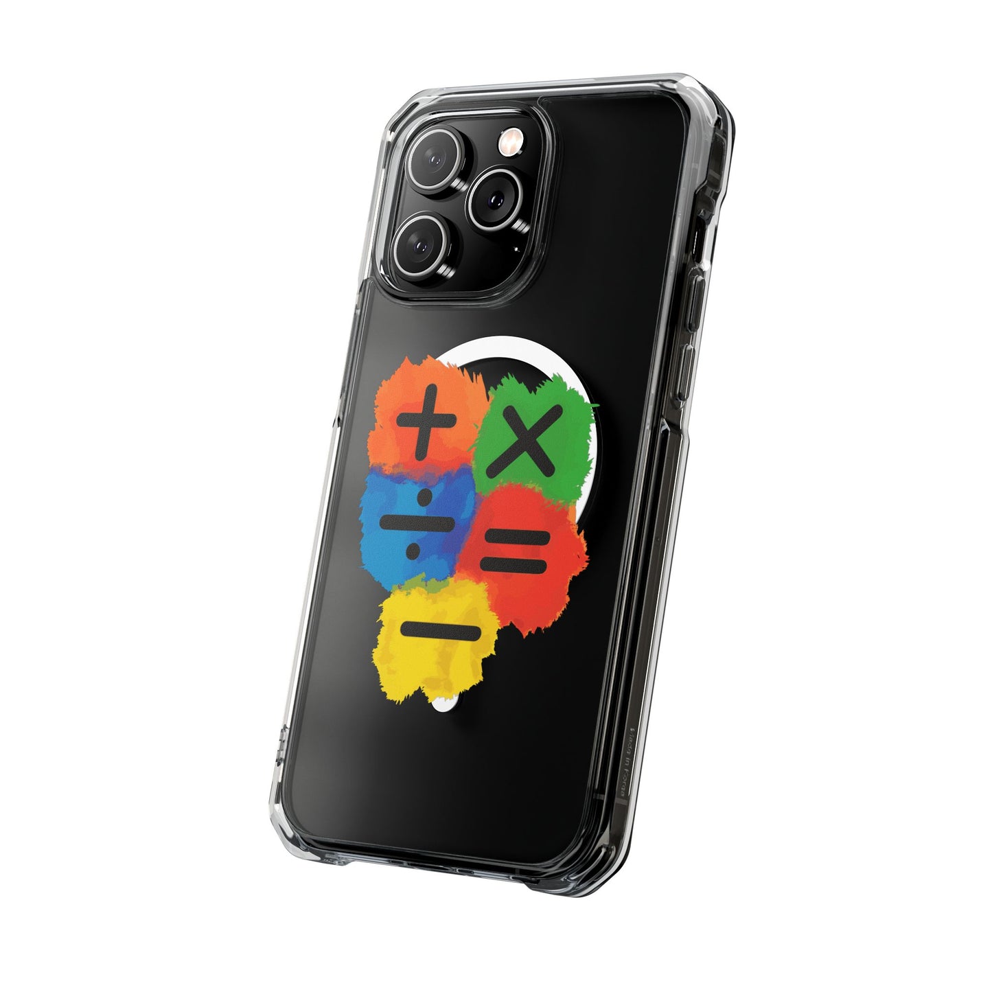 Orange Equals Symbol Magnetic Clear Impact Case