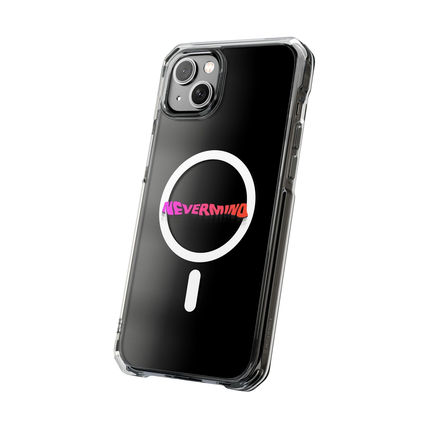 Wavy Groovy Typography Magnetic Clear Impact case