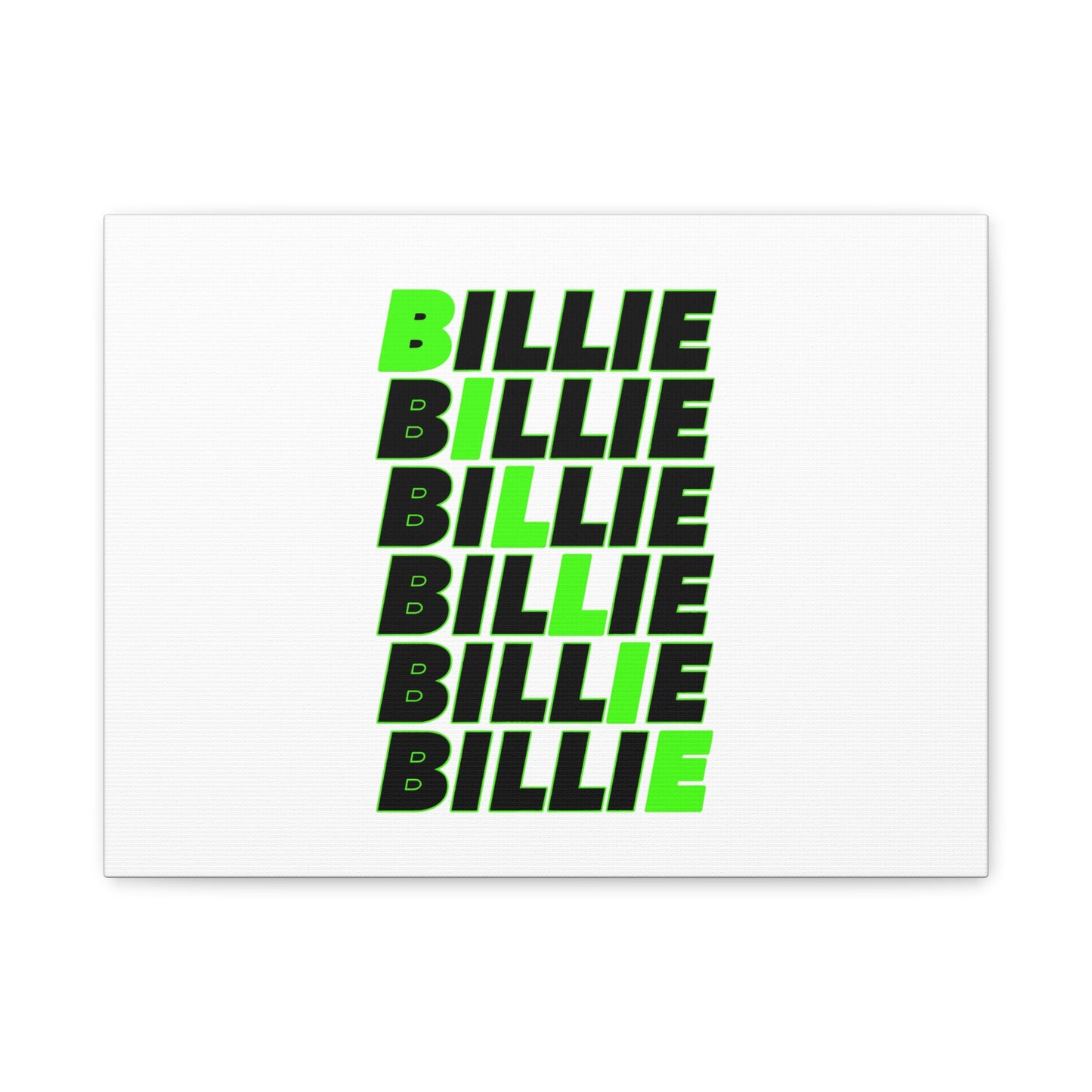 Minimal Block Statement Matte Canvas